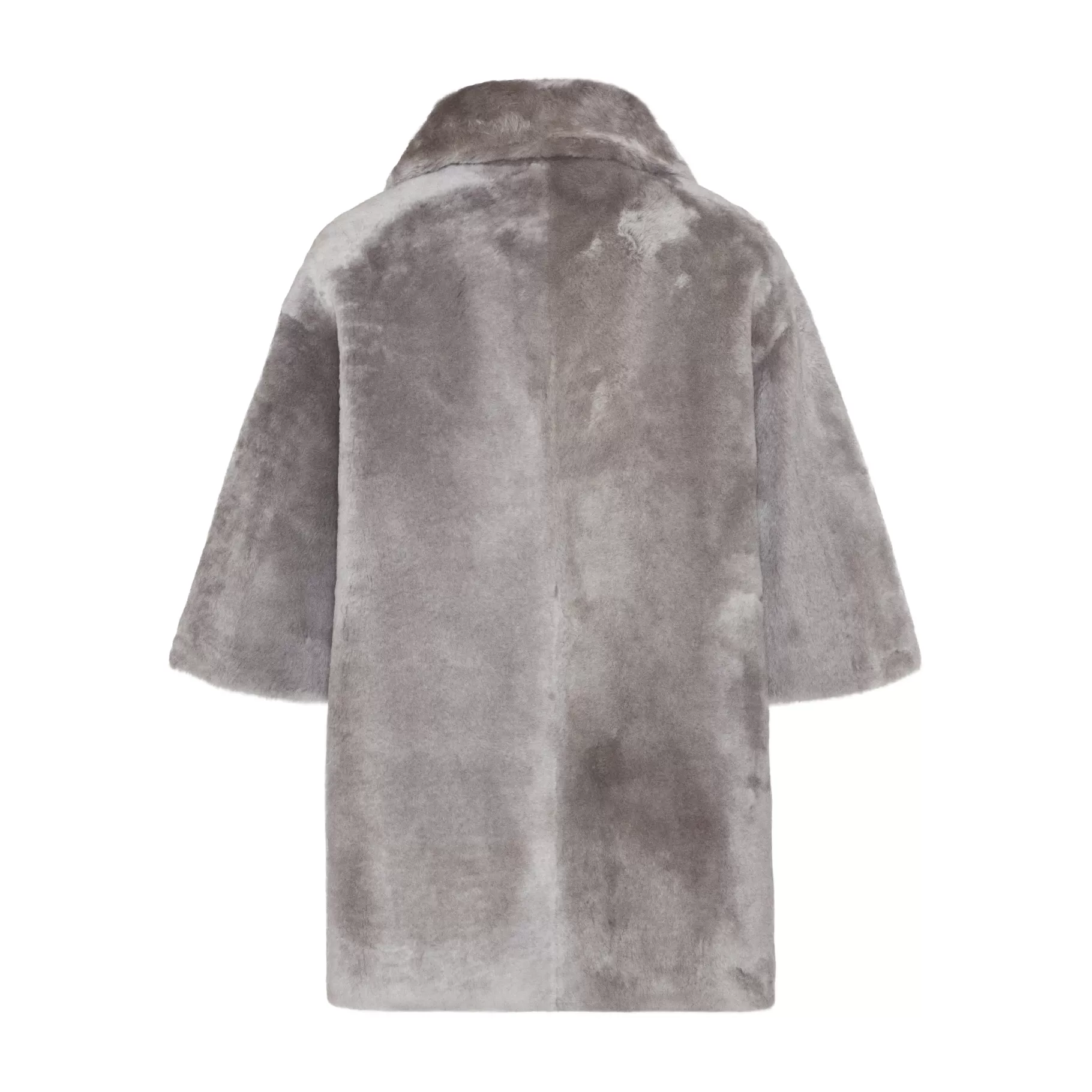 Cheap Fratelli Rossetti Blouson da donna in shearling colore grigio- Pietra