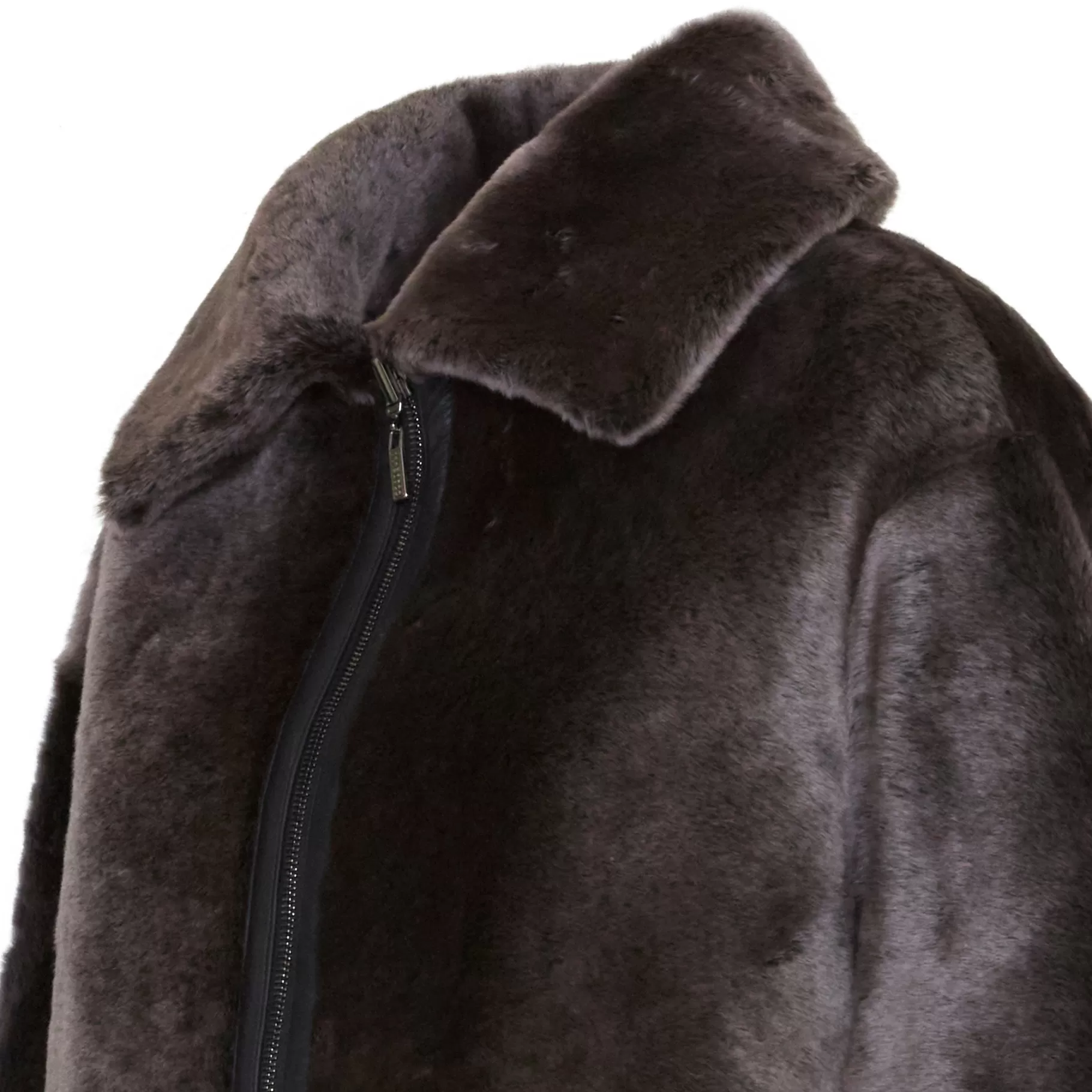 Outlet Fratelli Rossetti Blouson da donna reversibile in shearling colore - Marrone