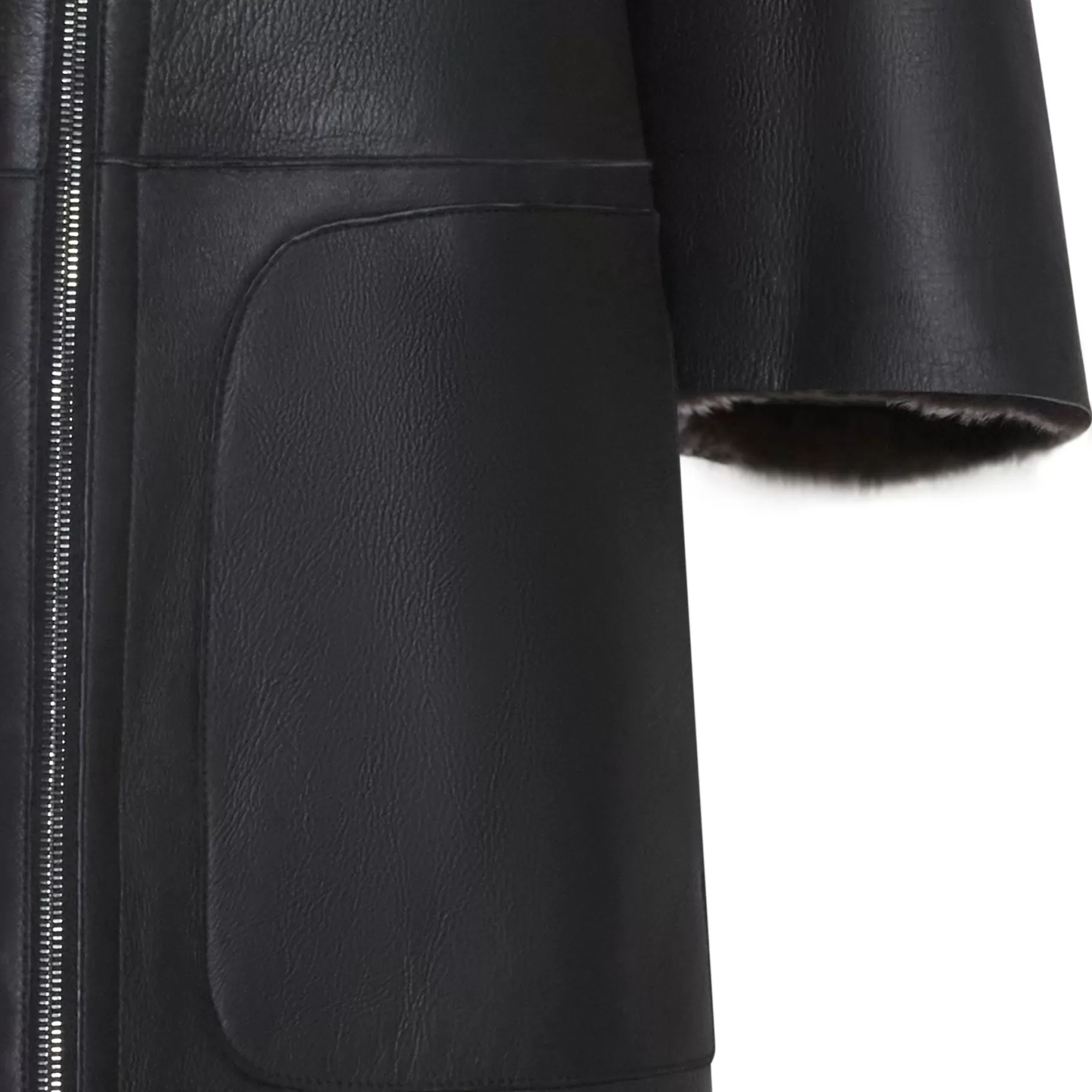 Outlet Fratelli Rossetti Blouson da donna reversibile in shearling colore - Marrone