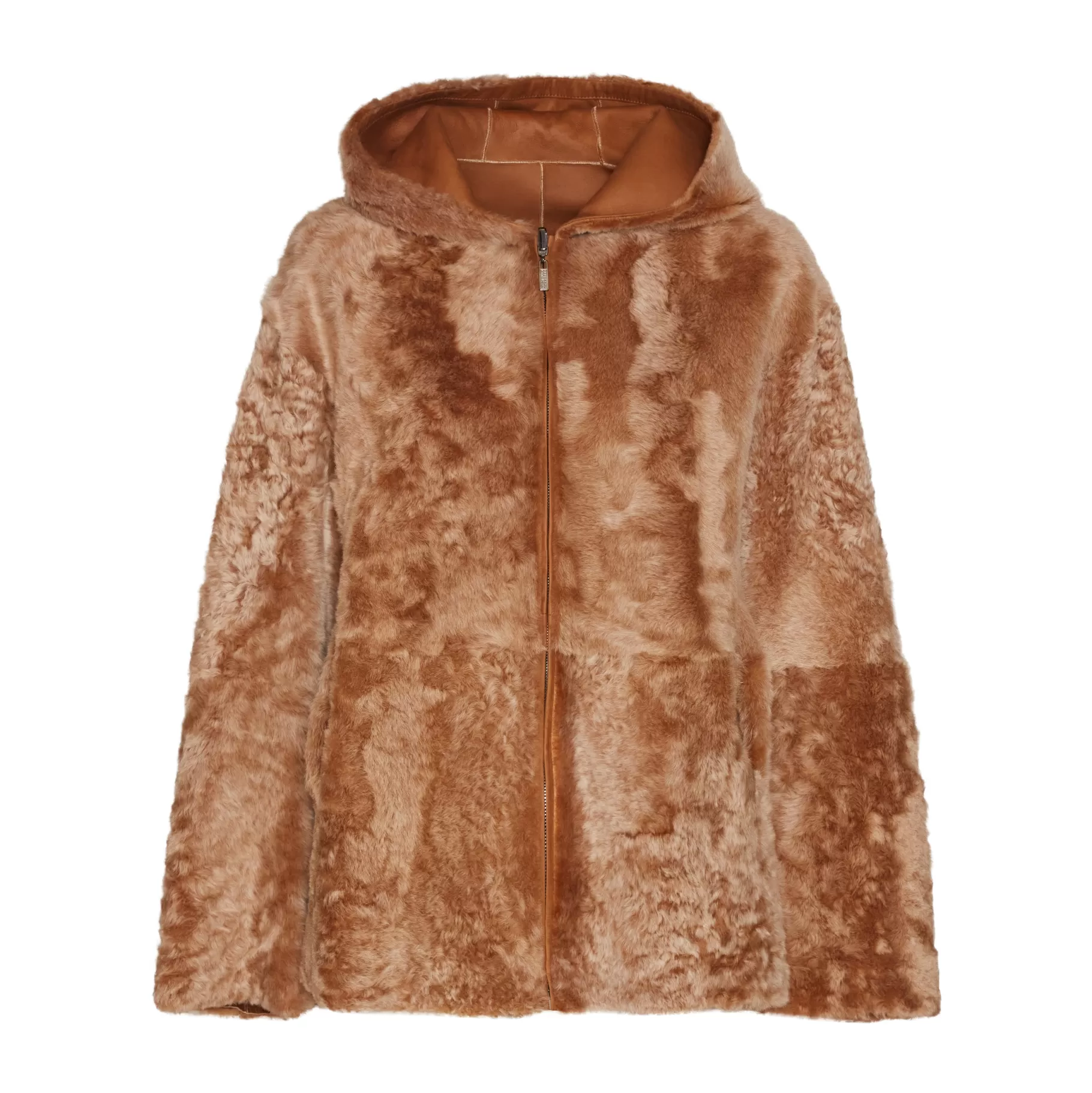 Cheap Fratelli Rossetti Blouson da donna reversibile in shearling colore verde- Cuoio