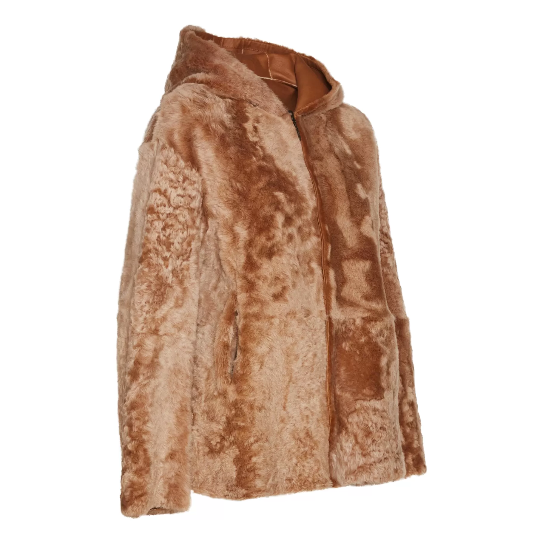 Cheap Fratelli Rossetti Blouson da donna reversibile in shearling colore verde- Cuoio