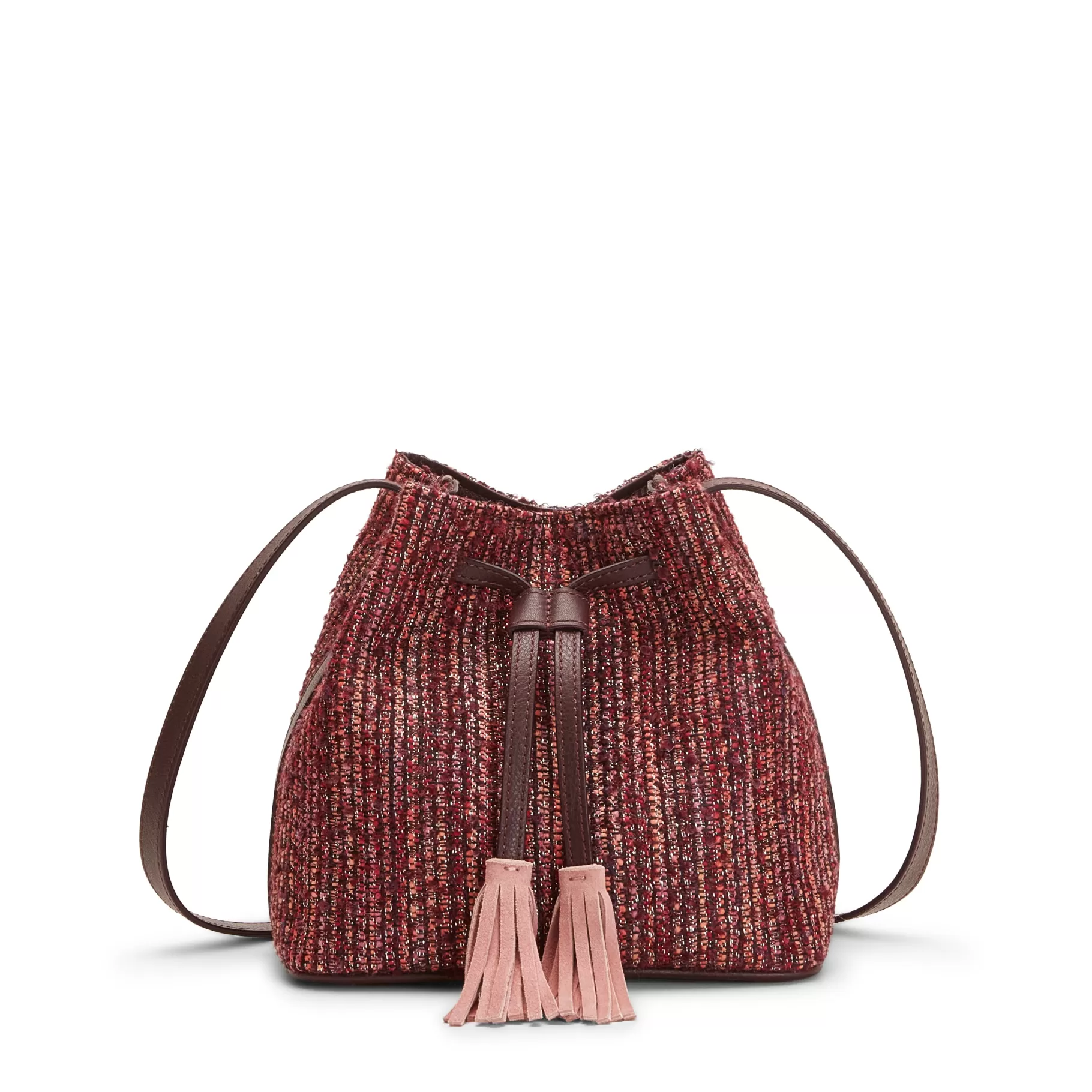 Clearance Fratelli Rossetti Bucket bag in suede colore corvilla-