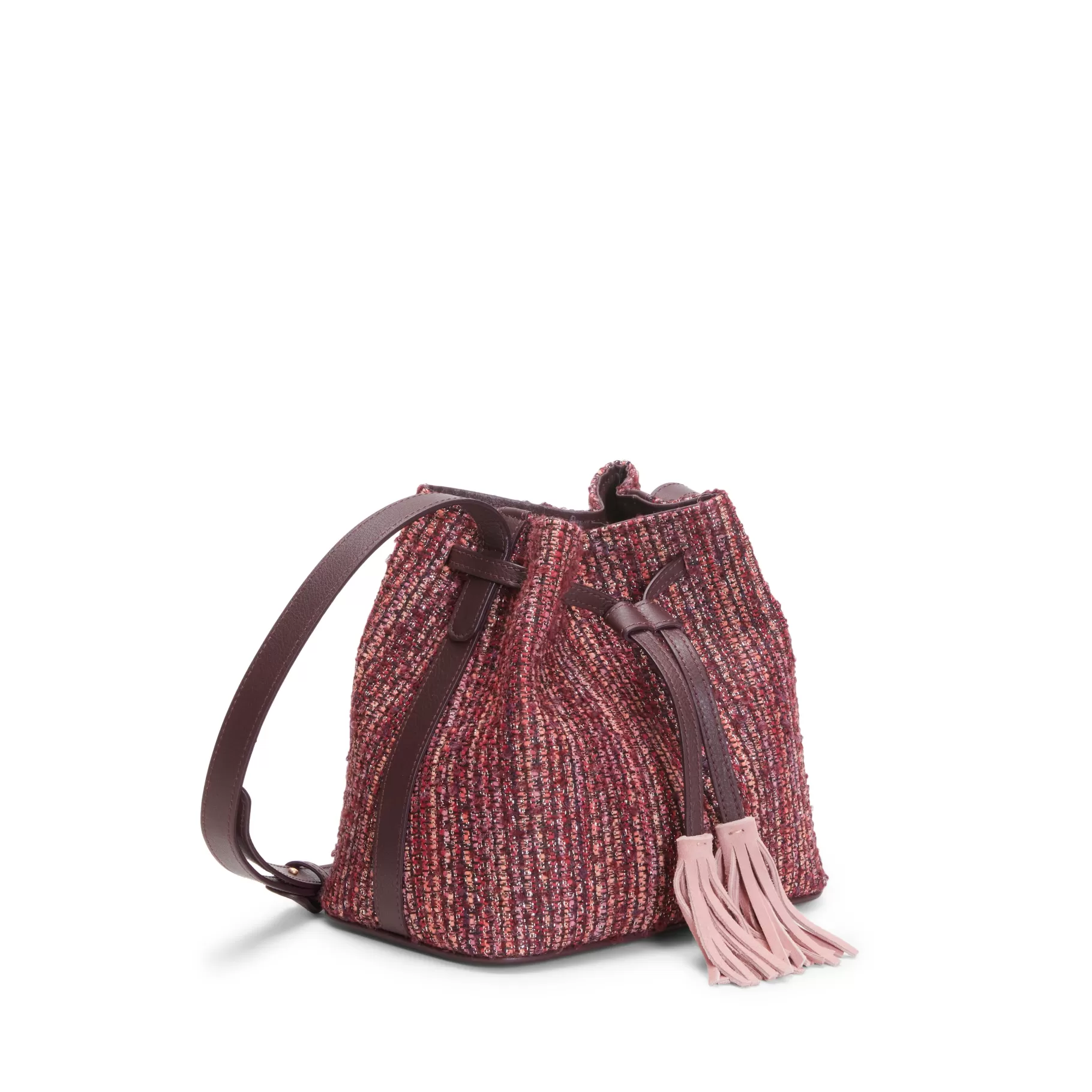Clearance Fratelli Rossetti Bucket bag in suede colore corvilla-