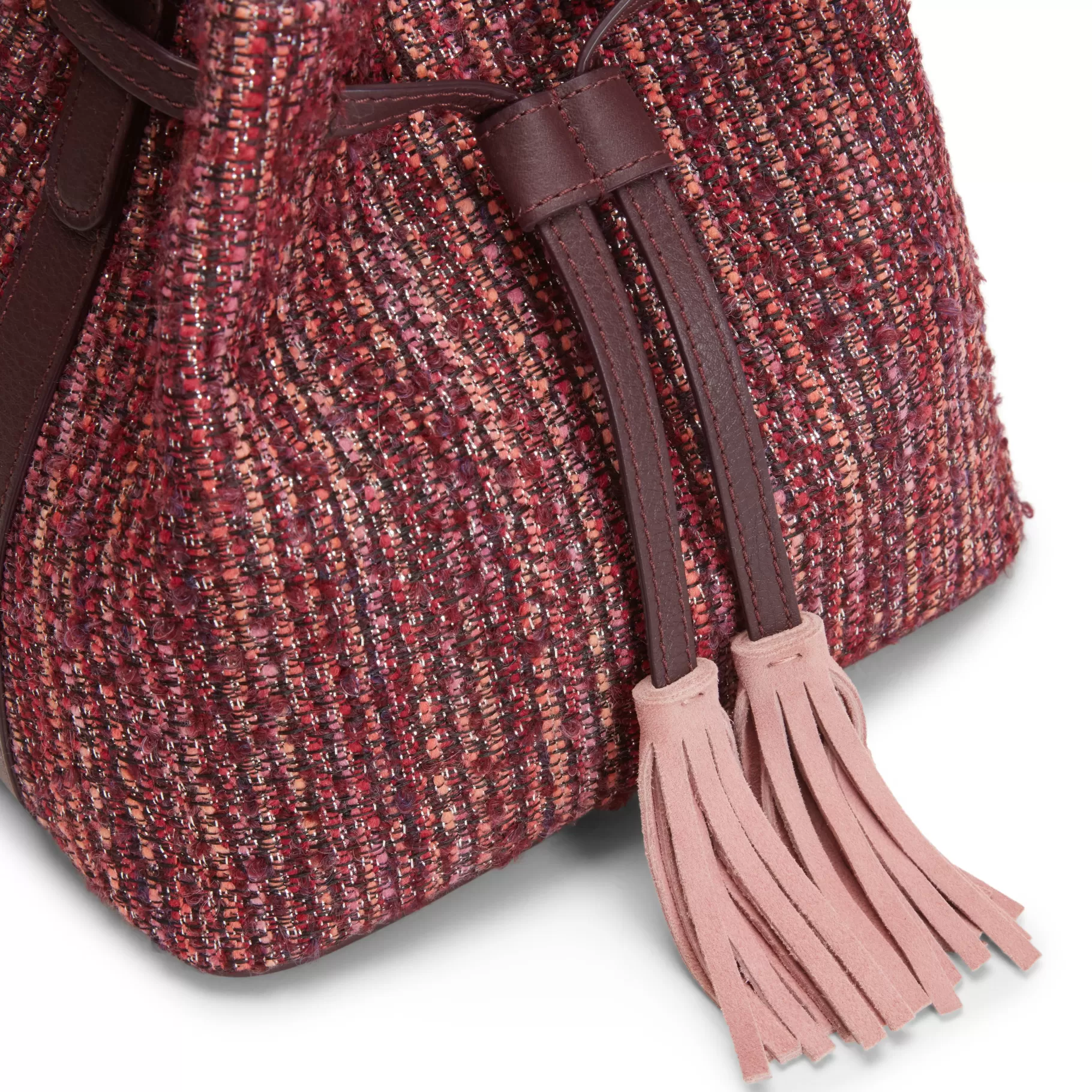 Clearance Fratelli Rossetti Bucket bag in suede colore corvilla-