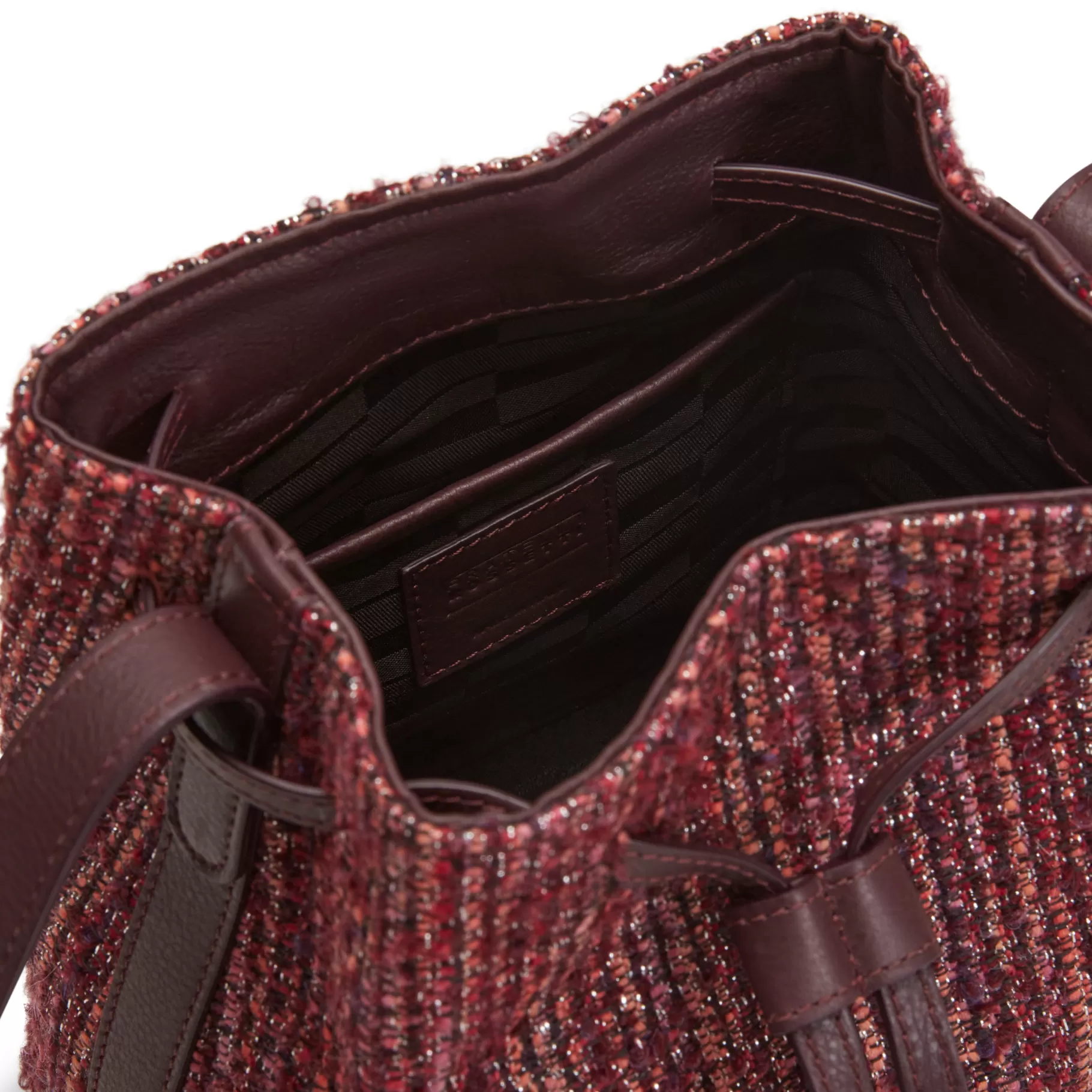 Clearance Fratelli Rossetti Bucket bag in suede colore corvilla-