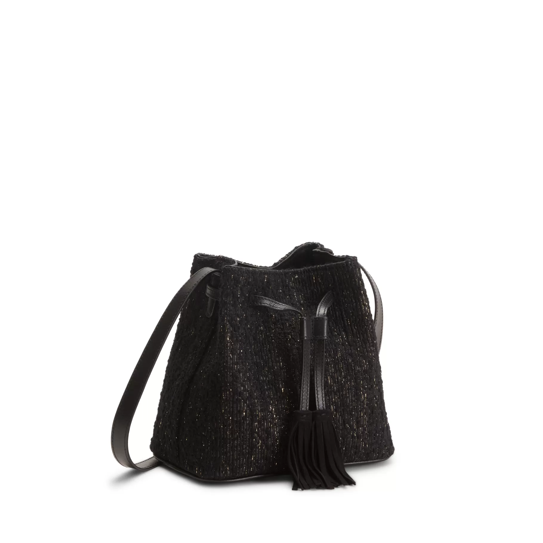 Cheap Fratelli Rossetti Bucket bag in suede colore nero-