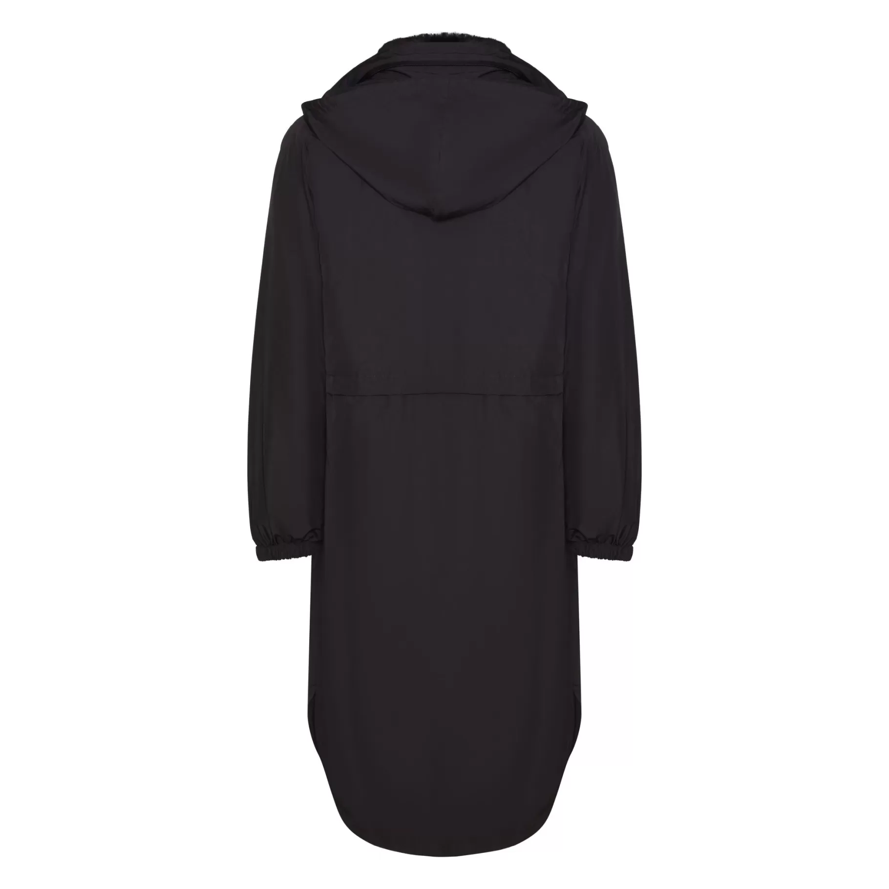 Fashion Fratelli Rossetti Cappotto da donna combinato nylon e shearling reversibile colore - Nero