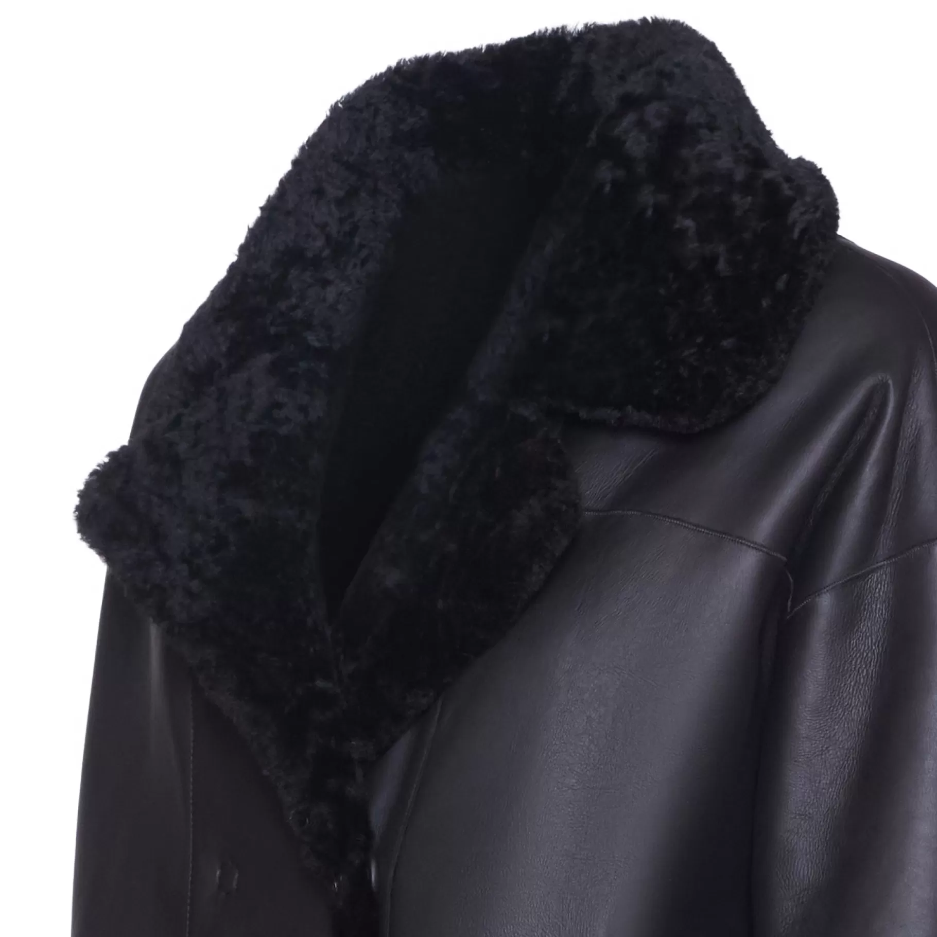 Cheap Fratelli Rossetti Cappotto da donna in shearling colore - Nero