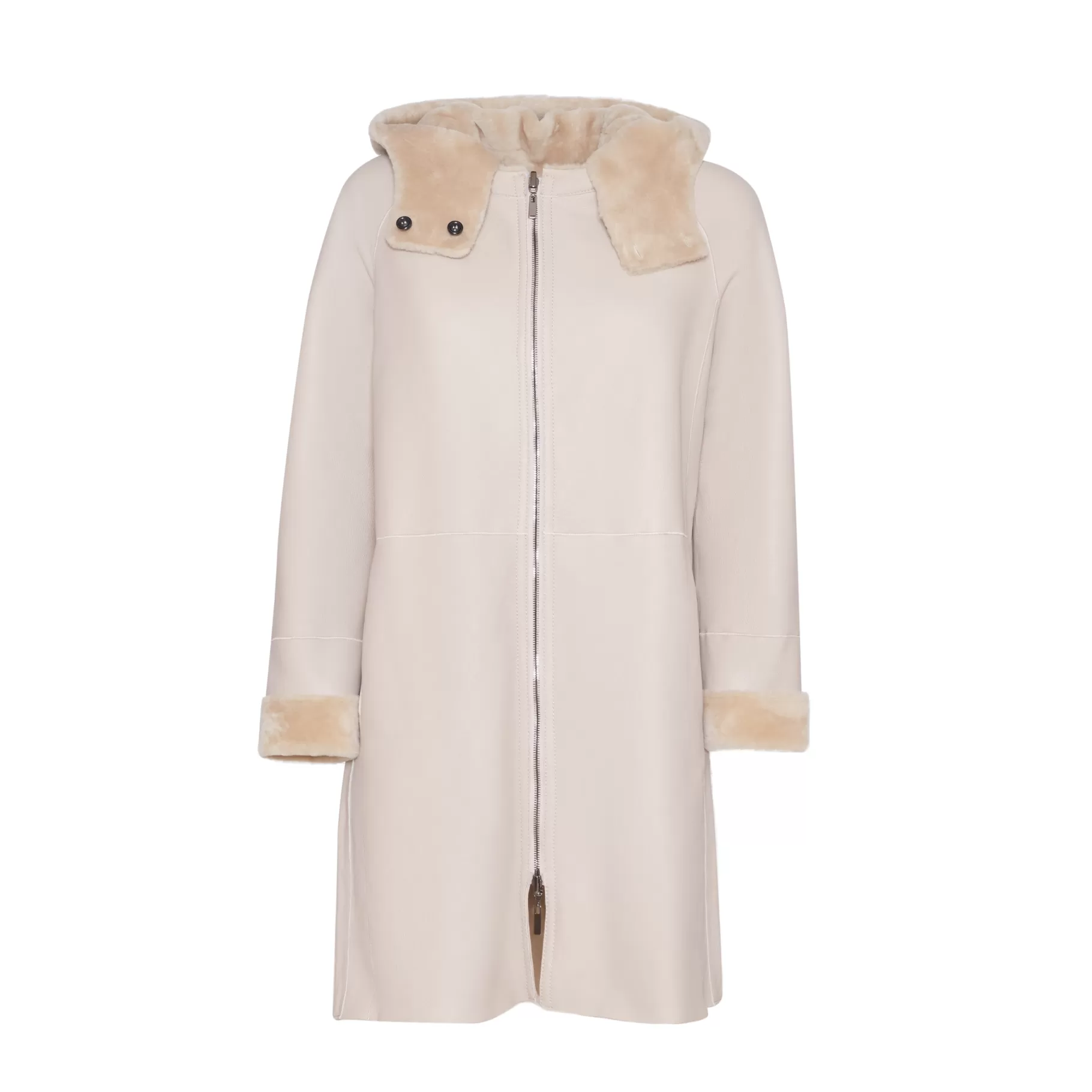 Store Fratelli Rossetti Cappotto da donna reversibile in shearling colore - Beige