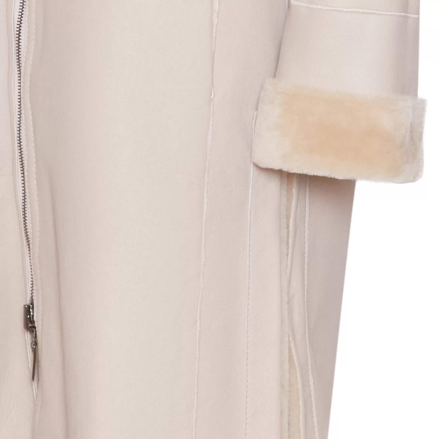 Store Fratelli Rossetti Cappotto da donna reversibile in shearling colore - Beige