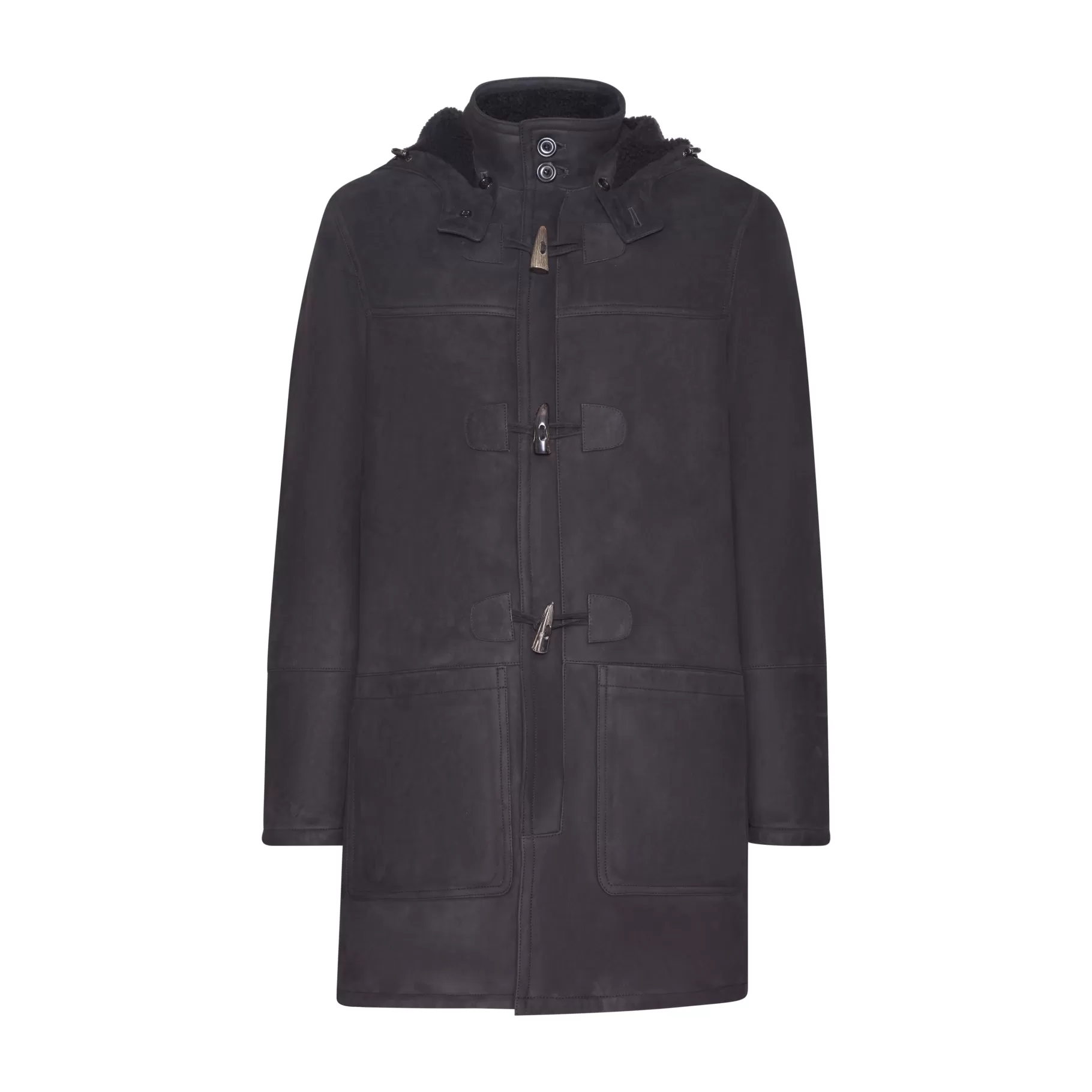 Flash Sale Fratelli Rossetti Cappotto Montgomery da uomo in shearling colore - Grigio