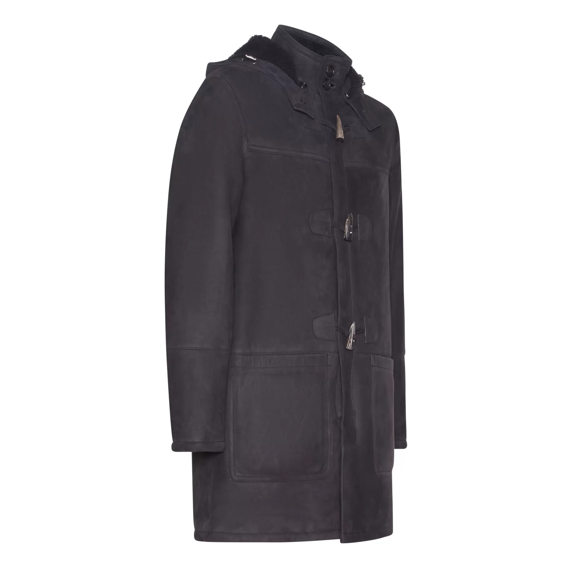 Flash Sale Fratelli Rossetti Cappotto Montgomery da uomo in shearling colore - Grigio