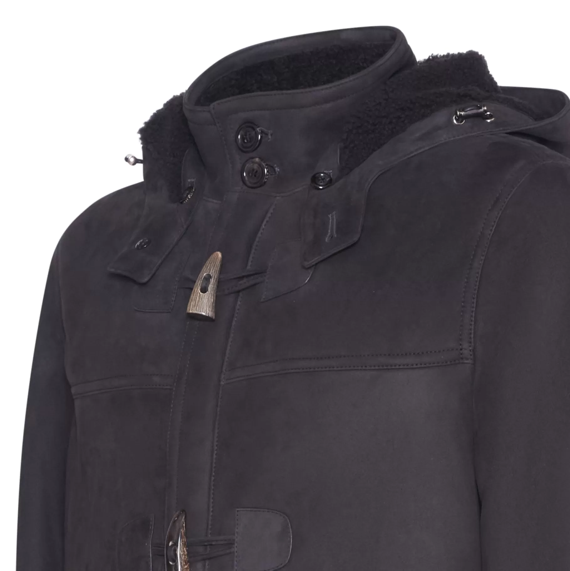 Flash Sale Fratelli Rossetti Cappotto Montgomery da uomo in shearling colore - Grigio