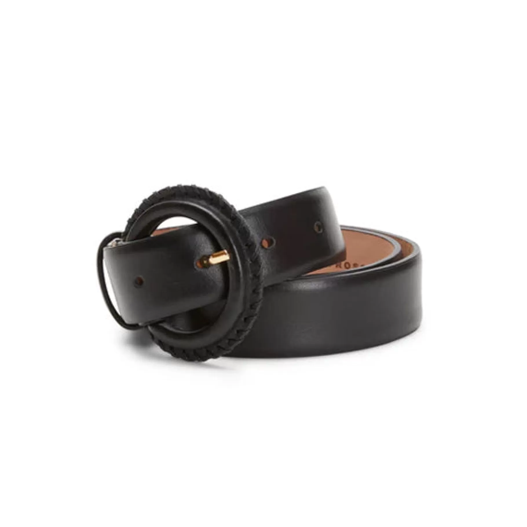 Fashion Fratelli Rossetti Cintura da donna in pelle colore - Nero