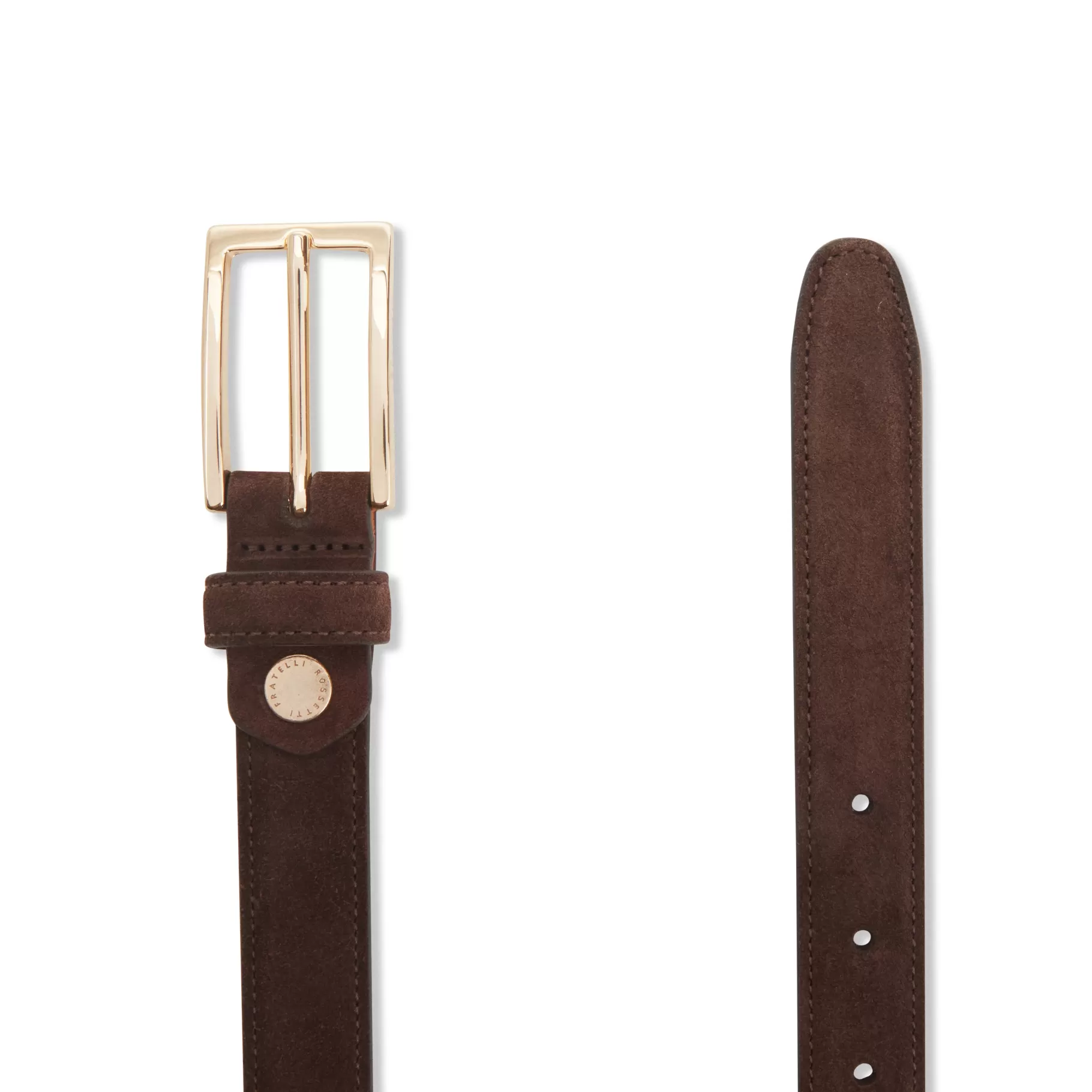Cheap Fratelli Rossetti Cintura da donna in suede colore - Cacao