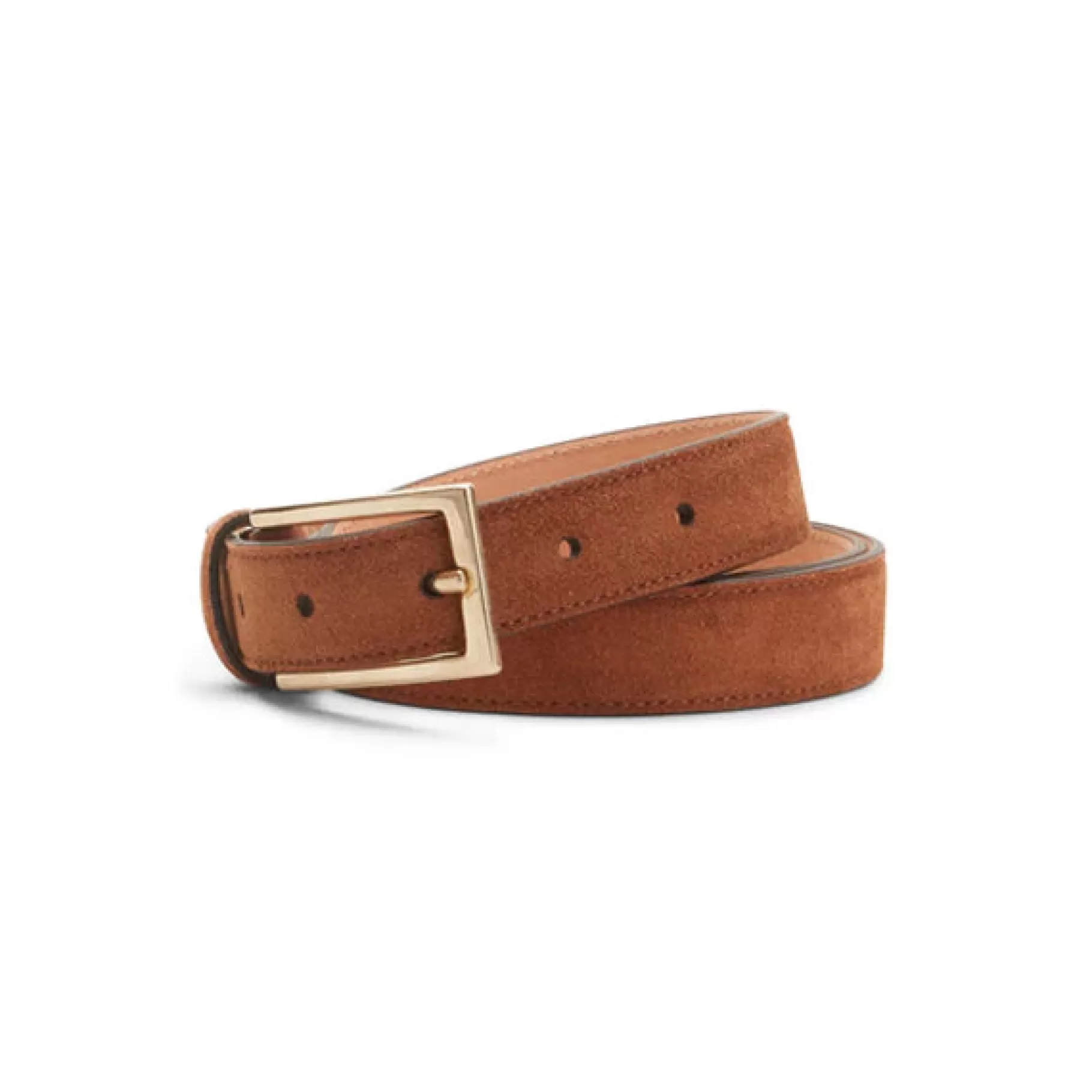 Best Sale Fratelli Rossetti Cintura da donna in suede colore - Cognac