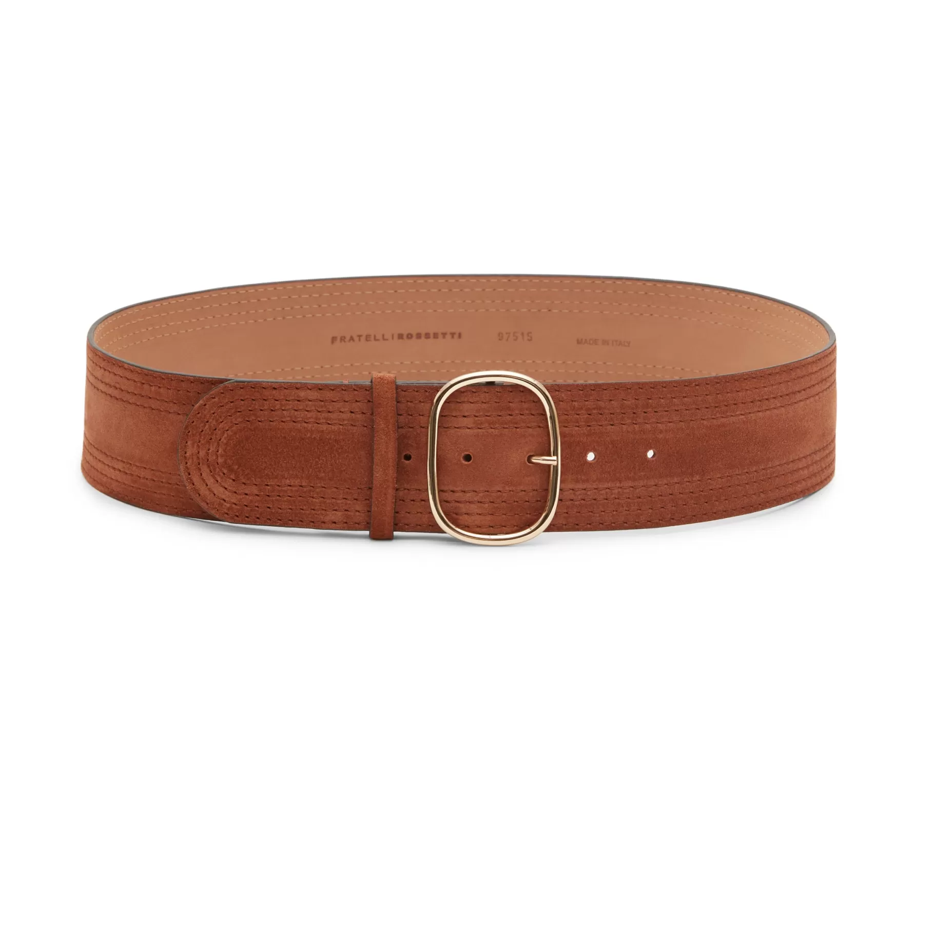 Hot Fratelli Rossetti Cintura da donna in suede colore - Cuoio