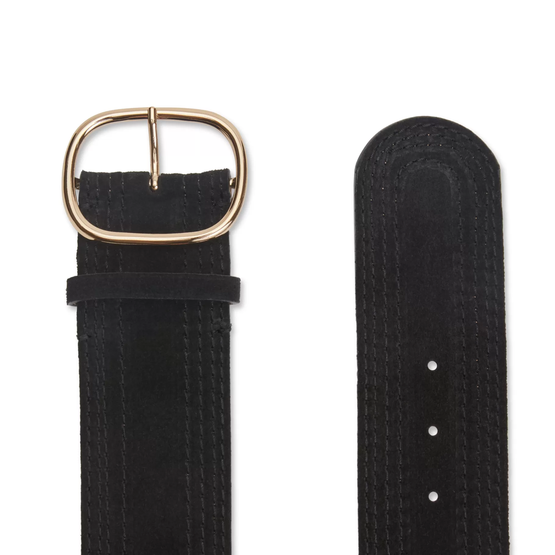 Outlet Fratelli Rossetti Cintura da donna in suede colore - Nero