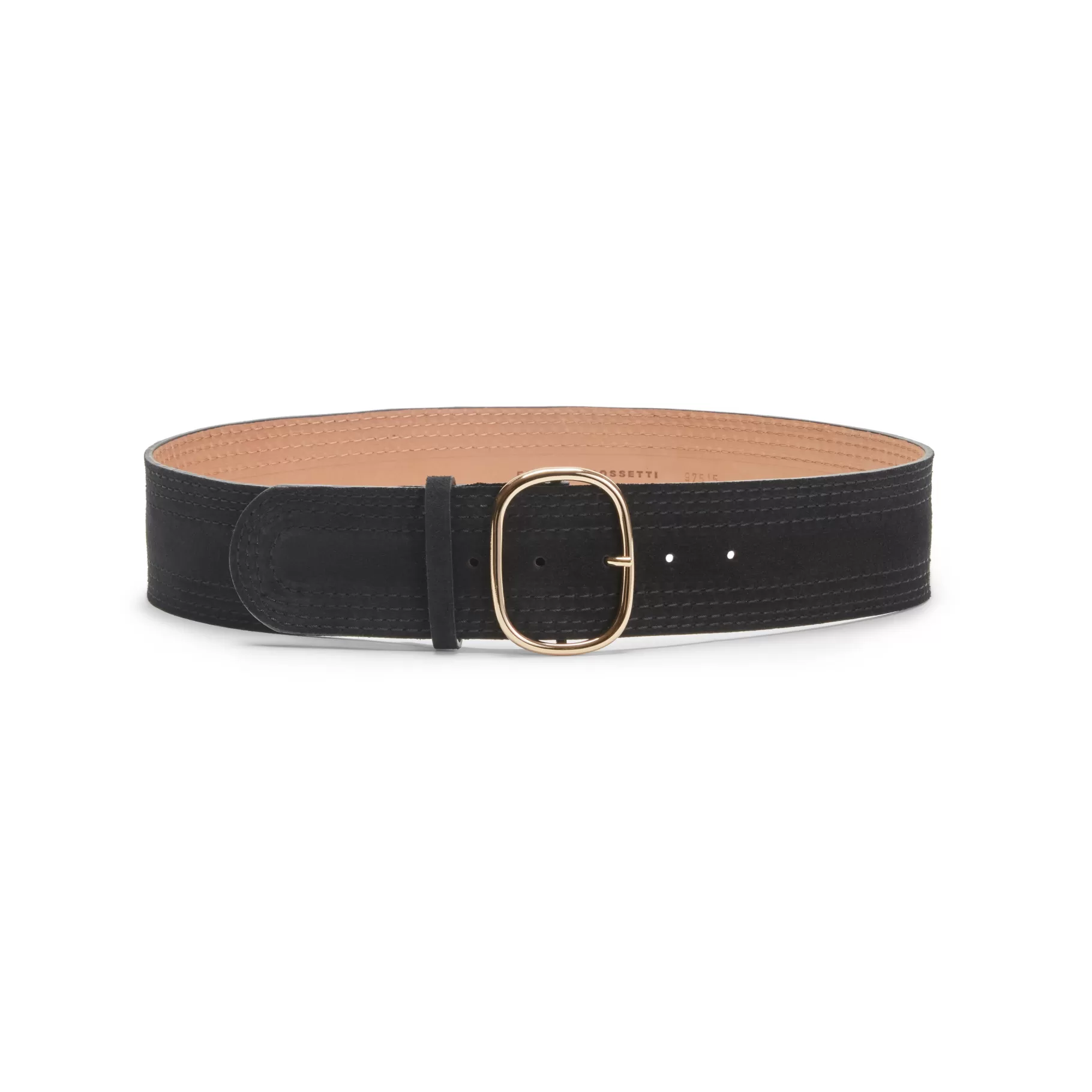 Outlet Fratelli Rossetti Cintura da donna in suede colore - Nero
