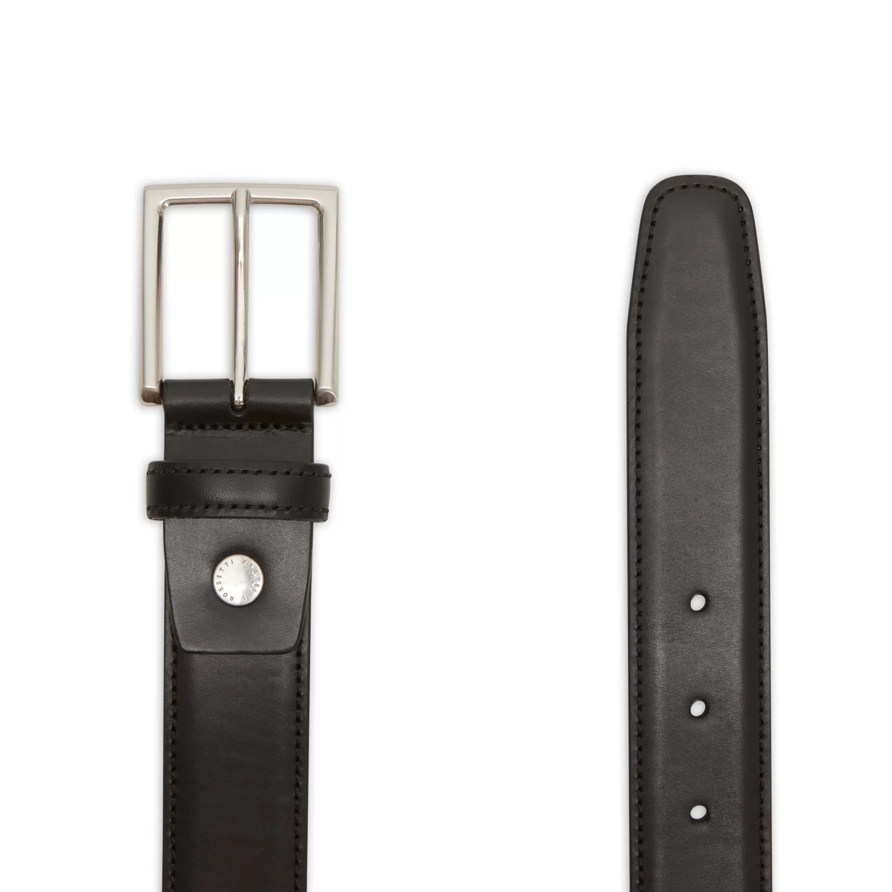Flash Sale Fratelli Rossetti Cintura da uomo in pelle colore - Nero