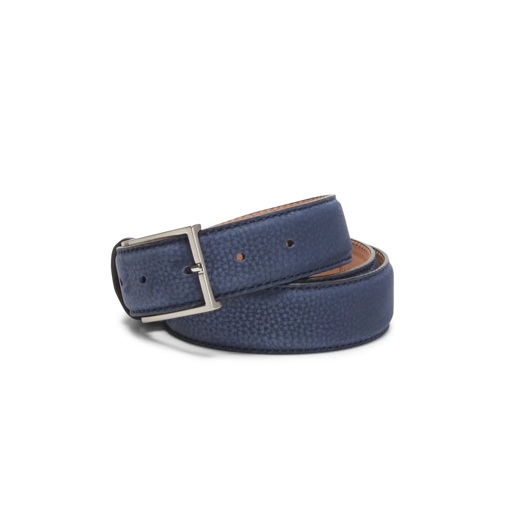 Discount Fratelli Rossetti Cintura da uomo in suede colore verde - Alga