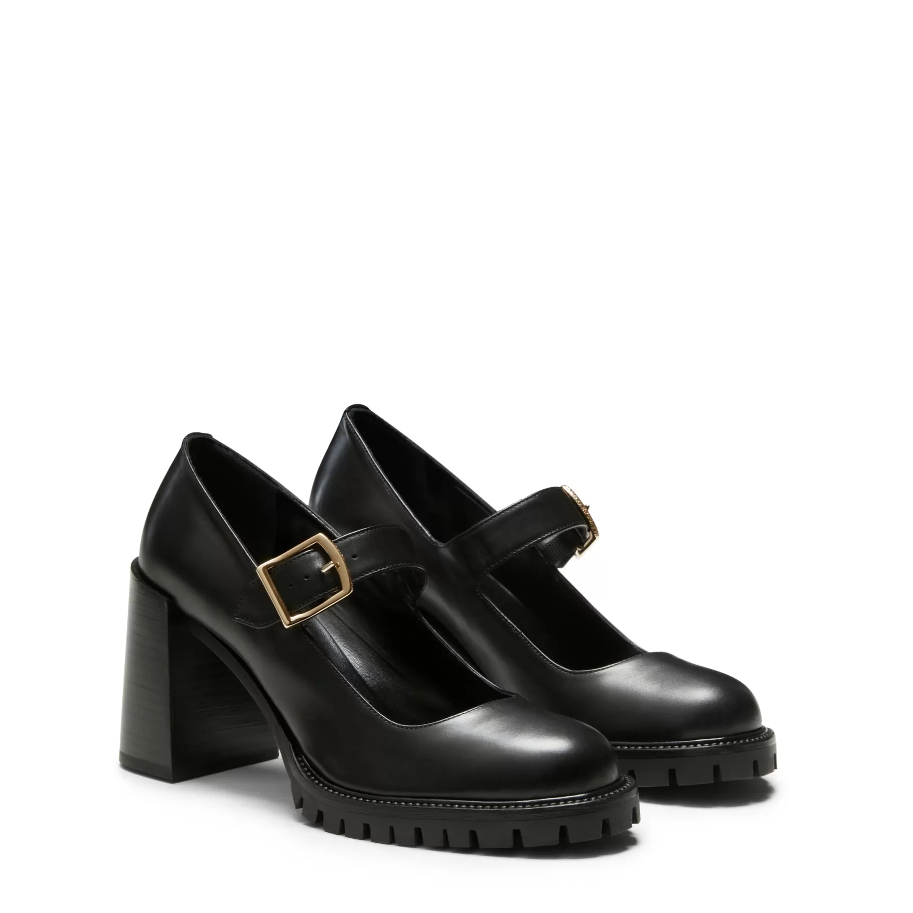 Outlet Fratelli Rossetti Décolleté in pelle colore - Nero