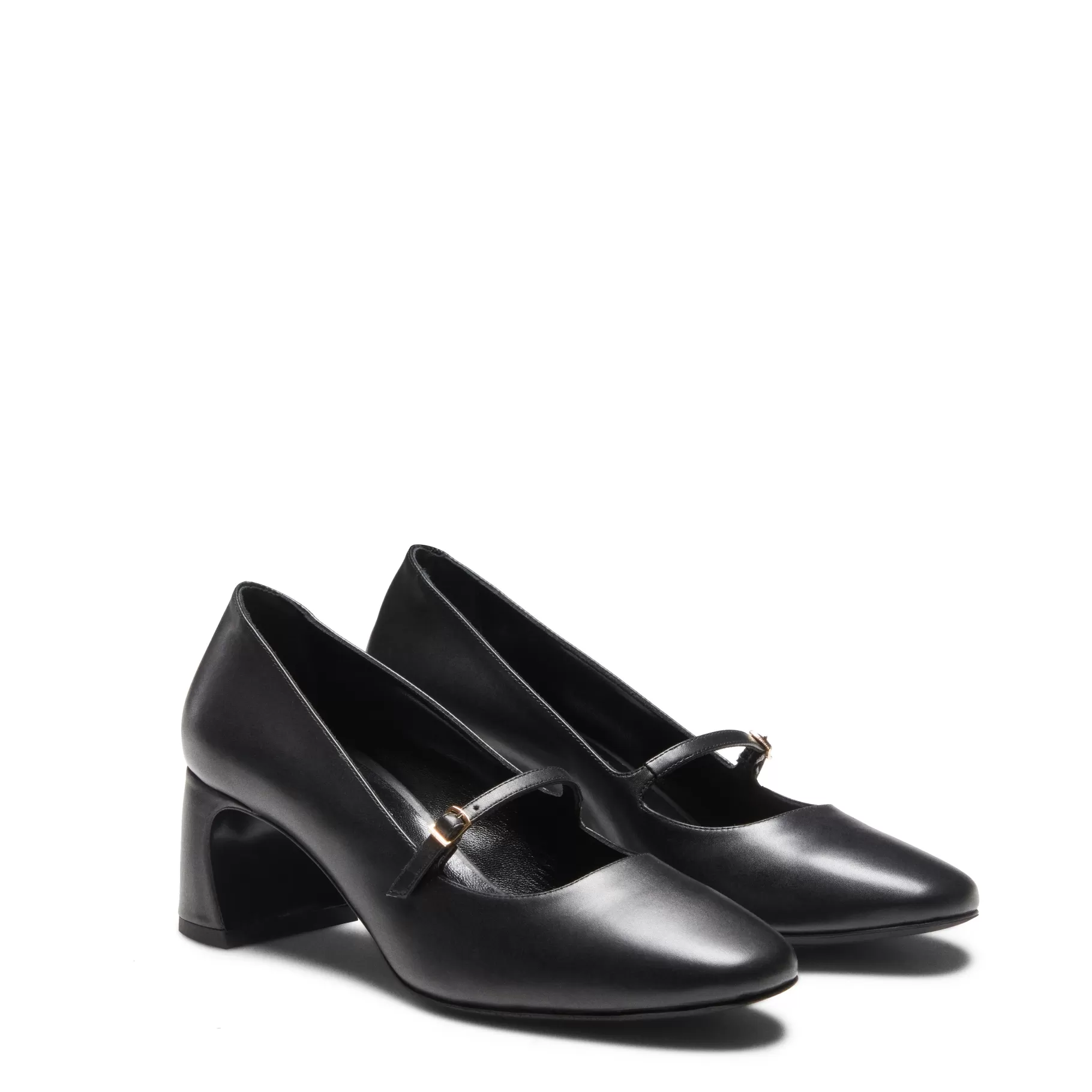 Sale Fratelli Rossetti Décolleté in pelle colore - Nero