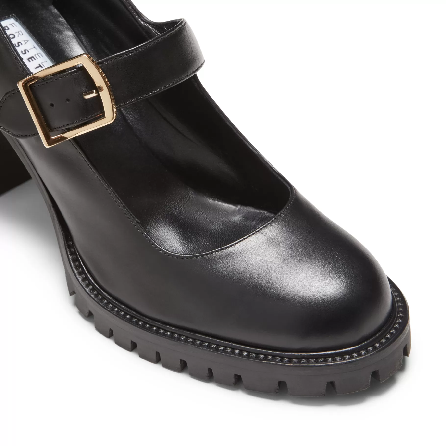 Outlet Fratelli Rossetti Décolleté in pelle colore - Nero
