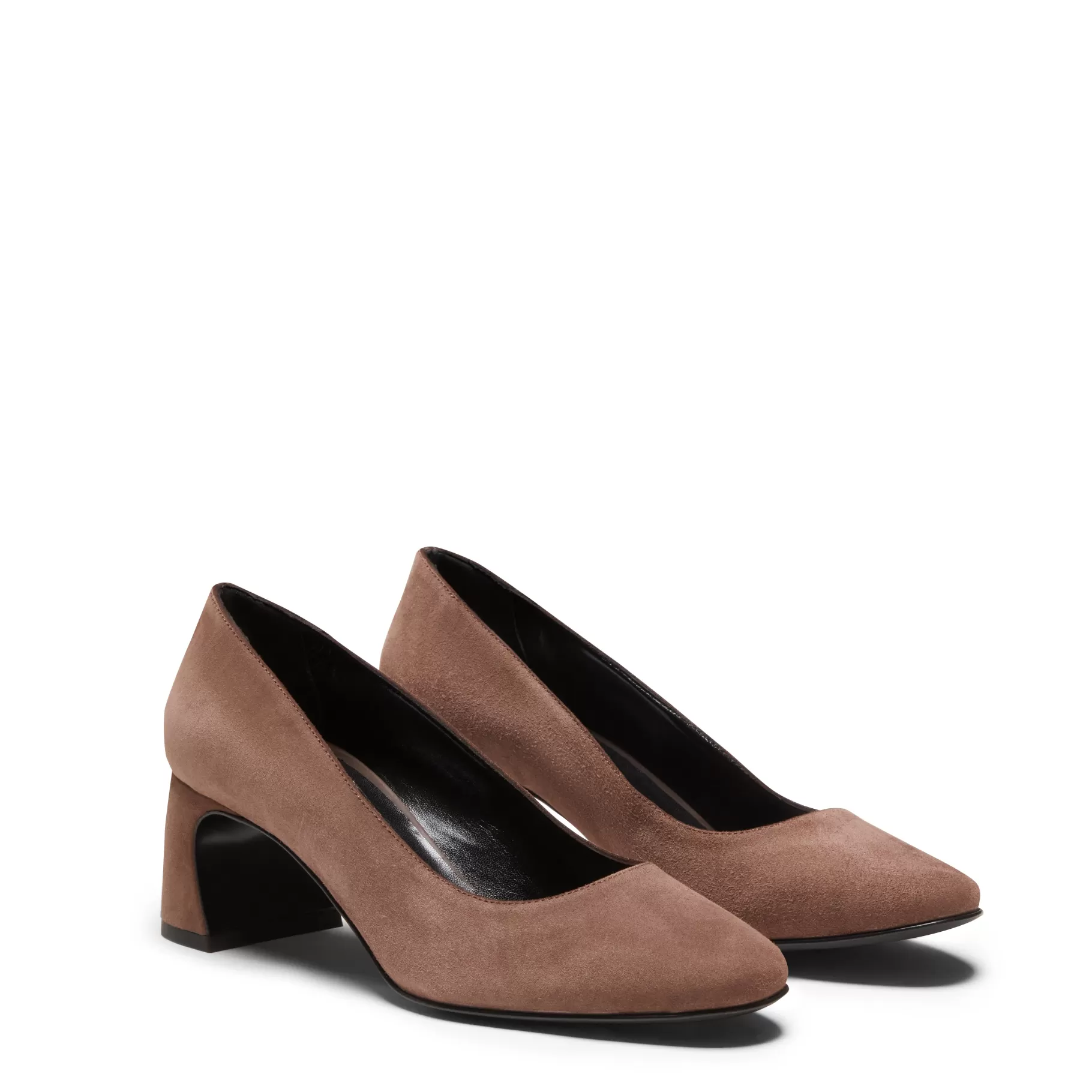 Shop Fratelli Rossetti Décolleté in suede colore - Fango
