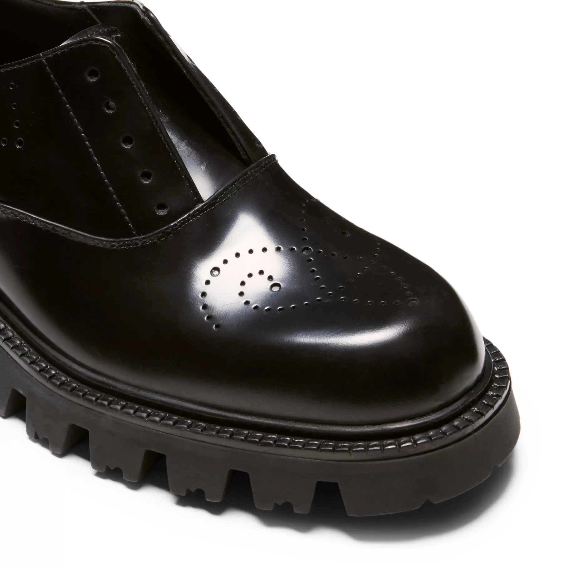 Online Fratelli Rossetti Derby Dandy da donna in pelle colore - Nero