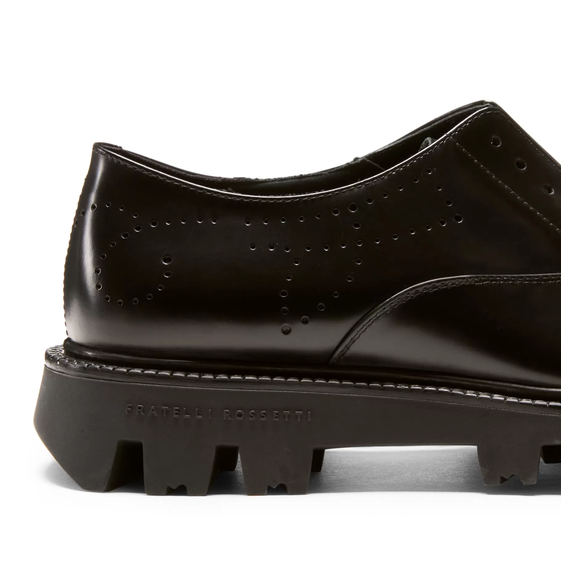 Online Fratelli Rossetti Derby Dandy da donna in pelle colore - Nero