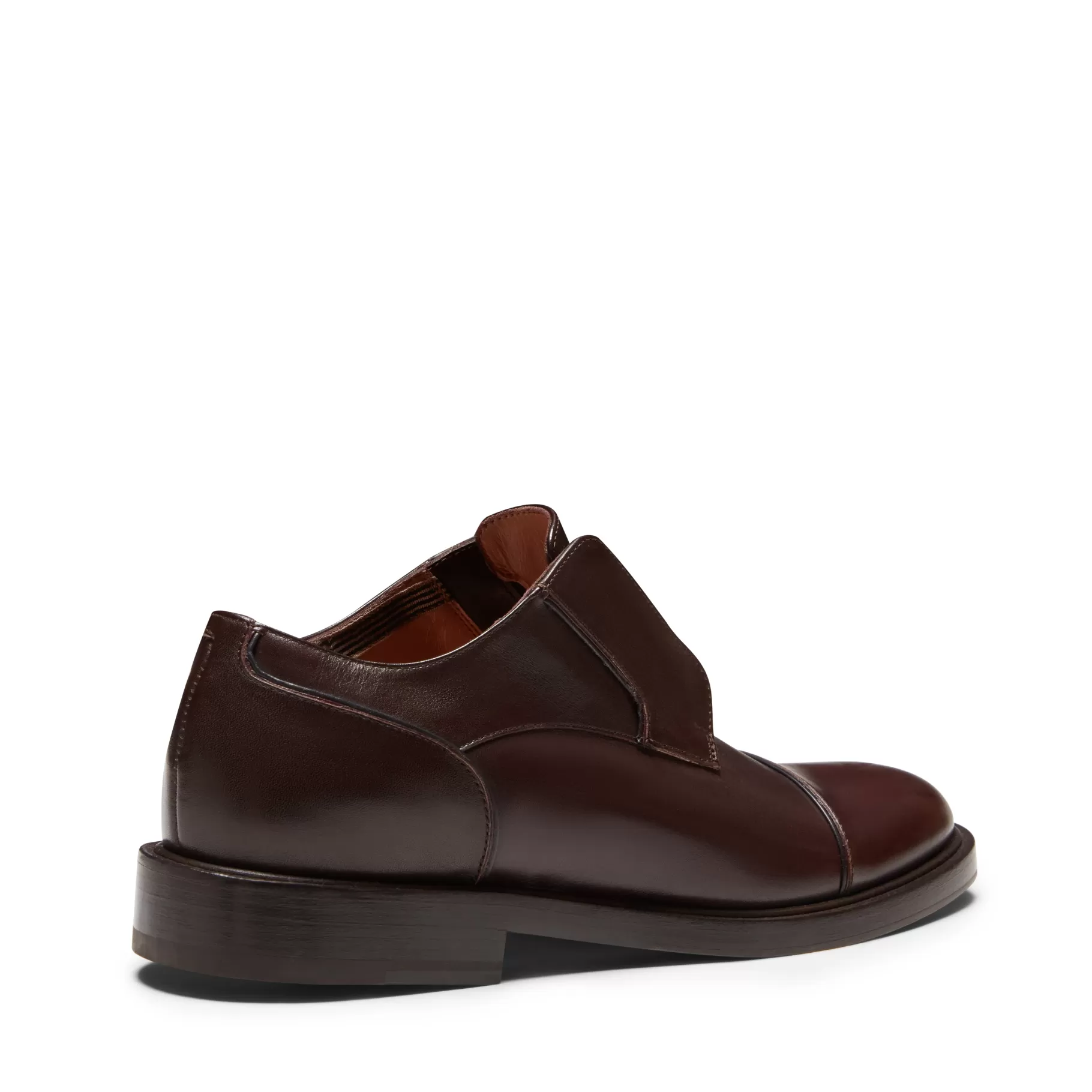 Hot Fratelli Rossetti Derby Dandy in pelle colore mandorla- Mogano
