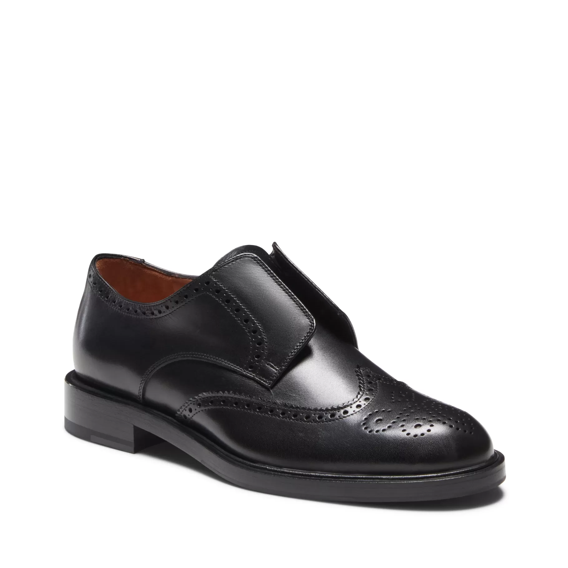 Outlet Fratelli Rossetti Derby Dandy in pelle colore - Nero