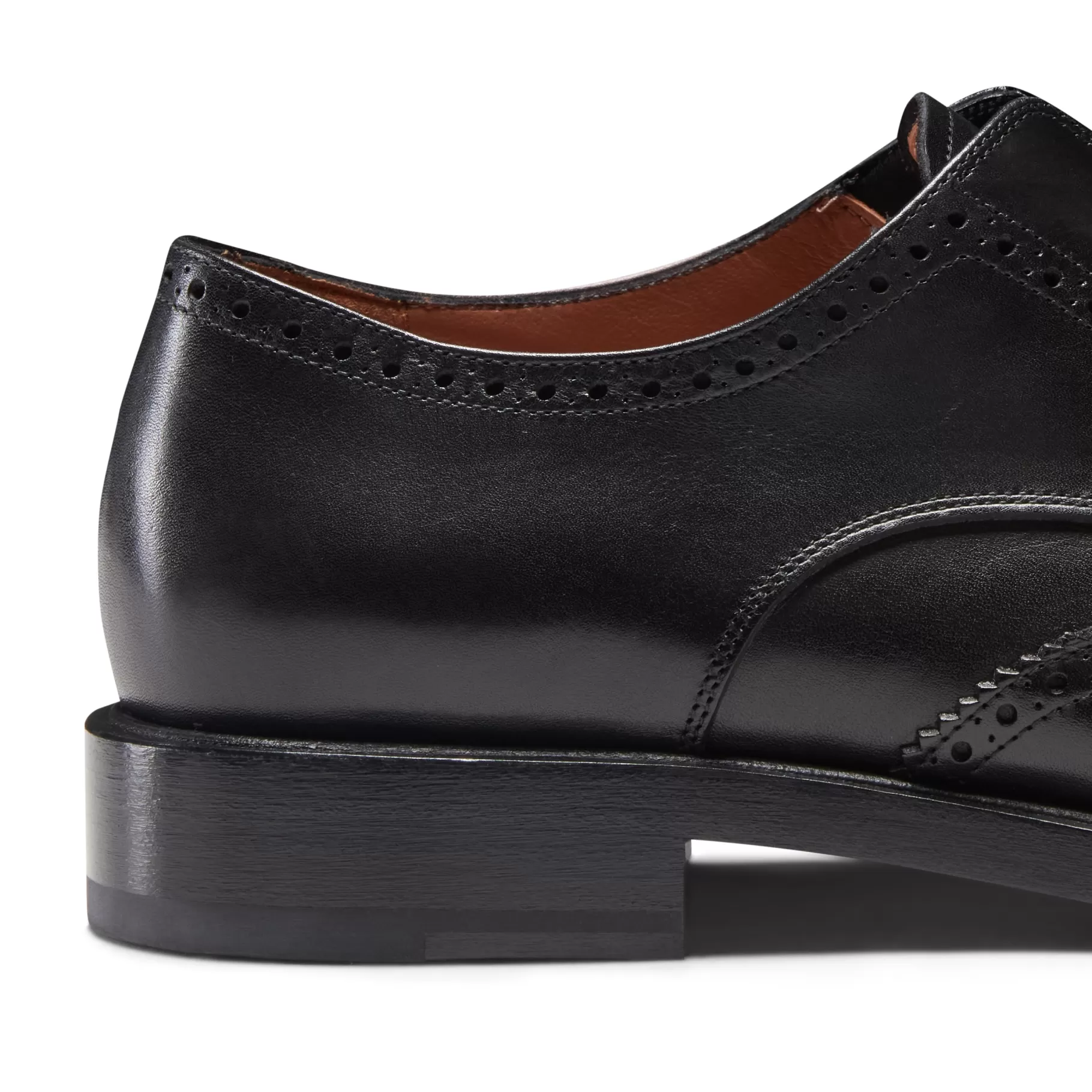 Outlet Fratelli Rossetti Derby Dandy in pelle colore - Nero