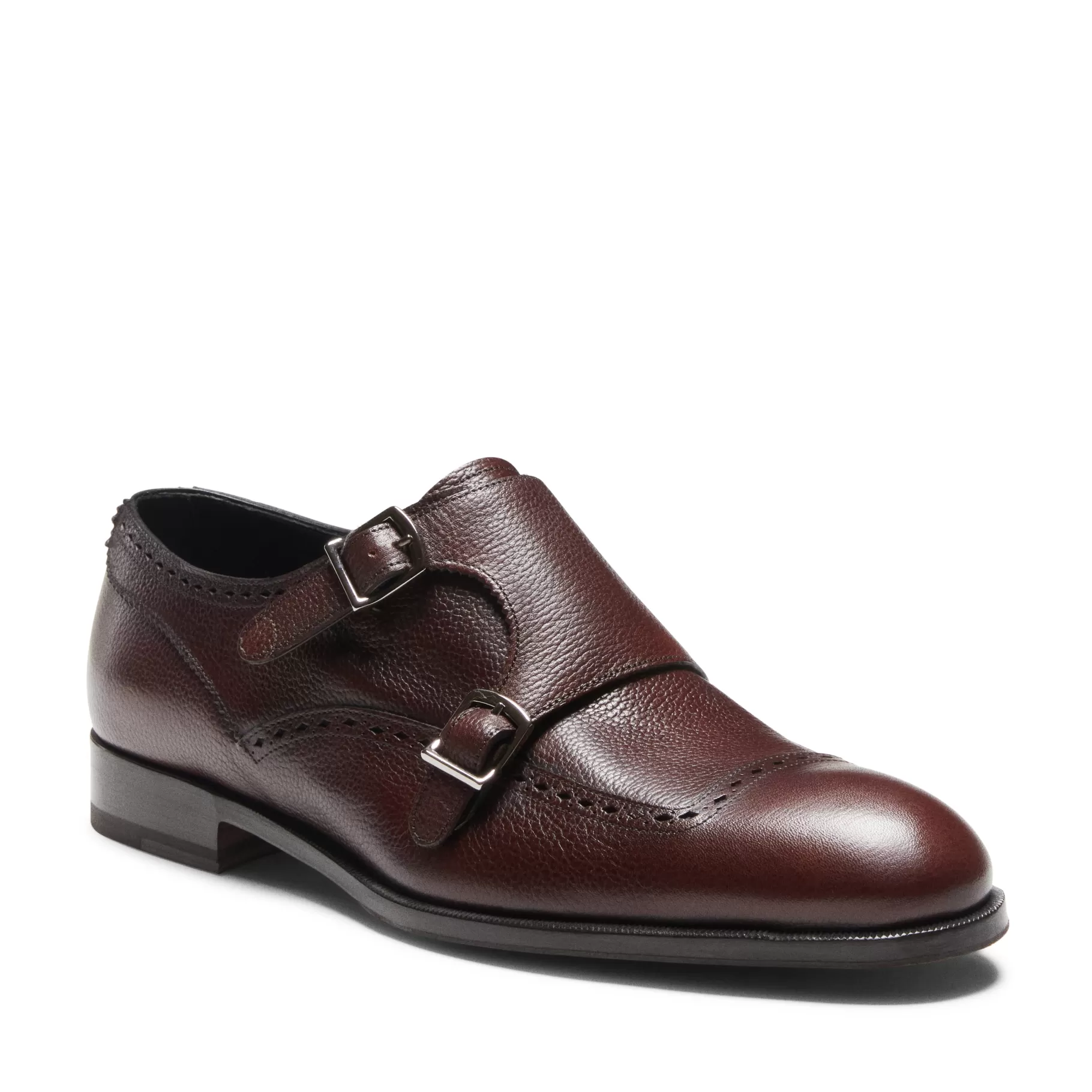 Cheap Fratelli Rossetti Derby fibbia da uomo in pelle colore - Mandorla