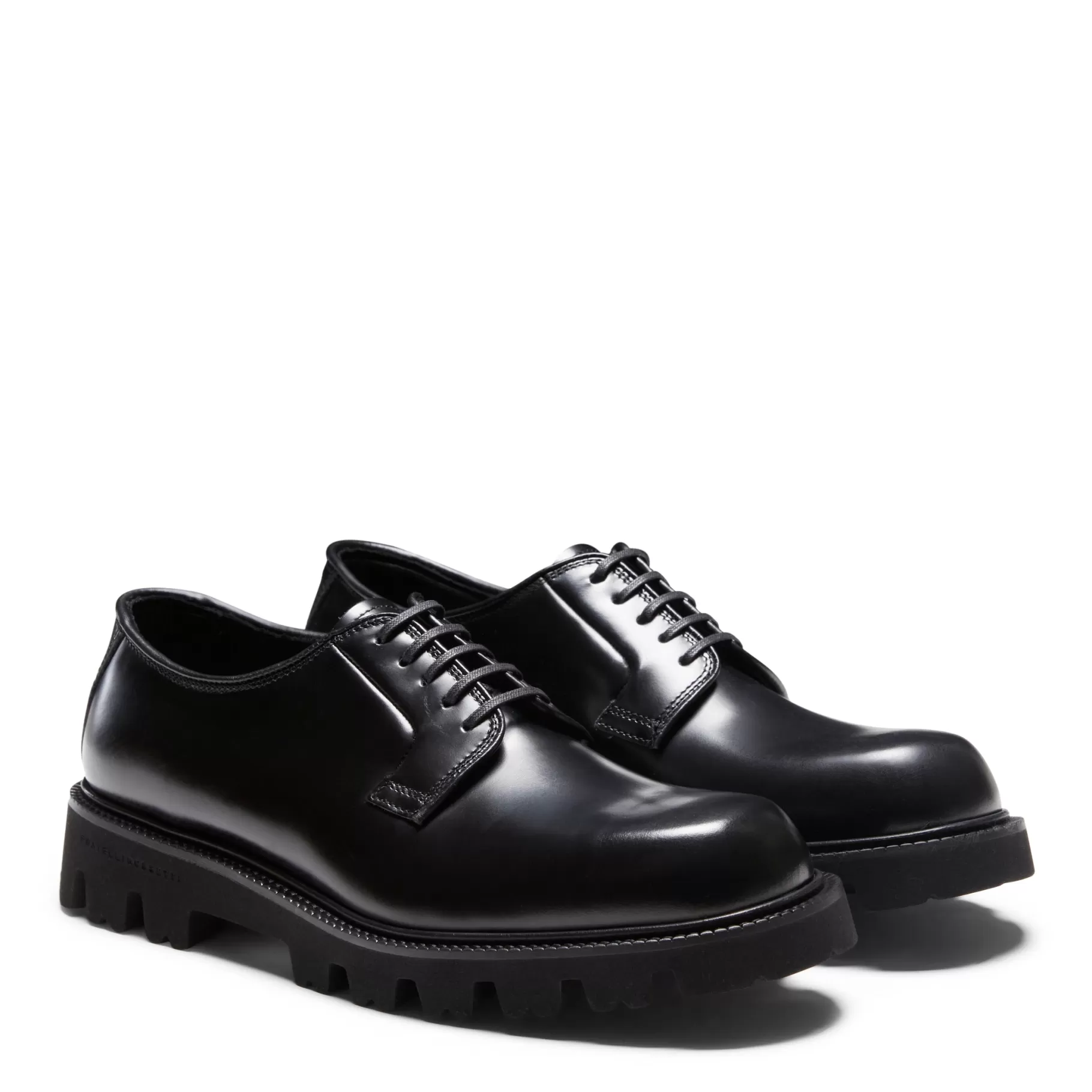 Cheap Fratelli Rossetti Derby in pelle colore - Nero
