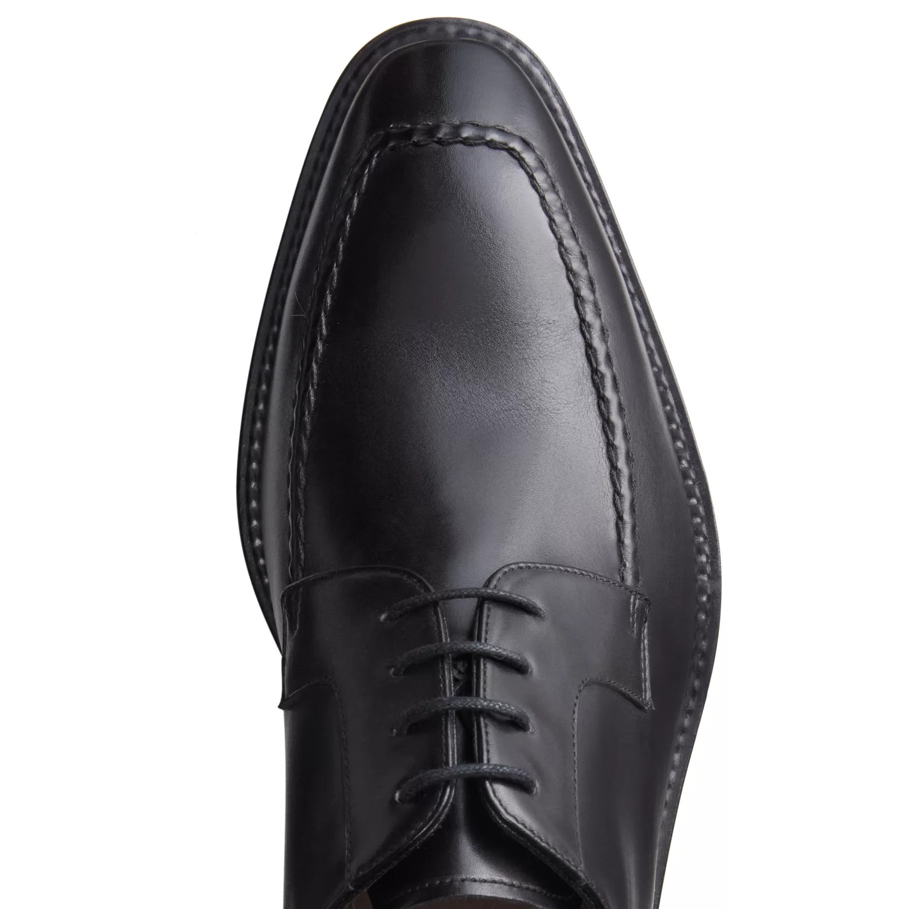 Fashion Fratelli Rossetti Derby in pelle colore - Nero