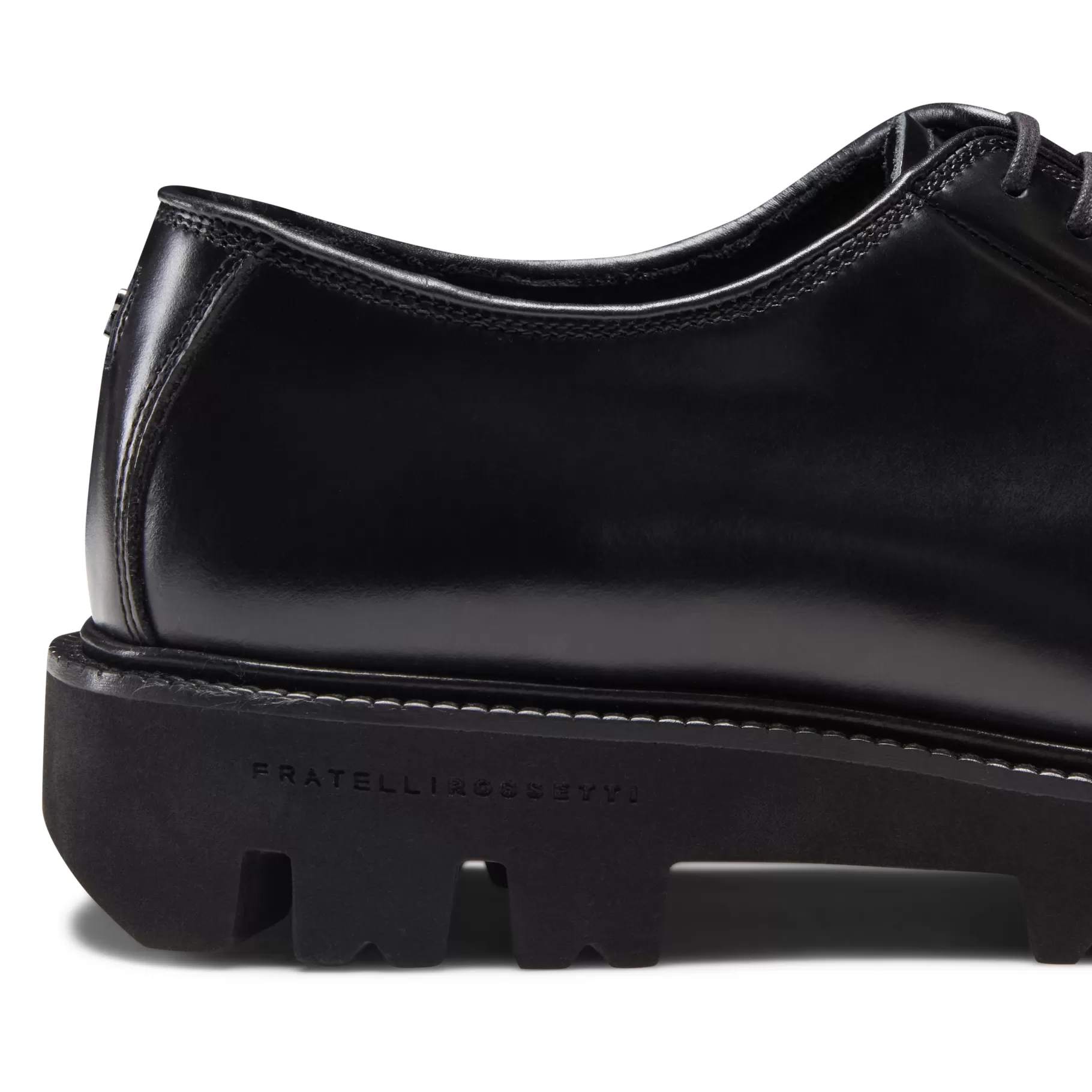 Cheap Fratelli Rossetti Derby in pelle colore - Nero