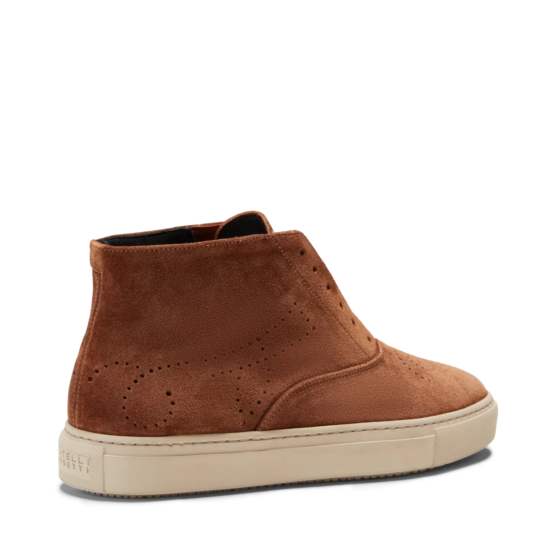 Hot Fratelli Rossetti Desert boot Hobo Sport in suede colore - Cognac