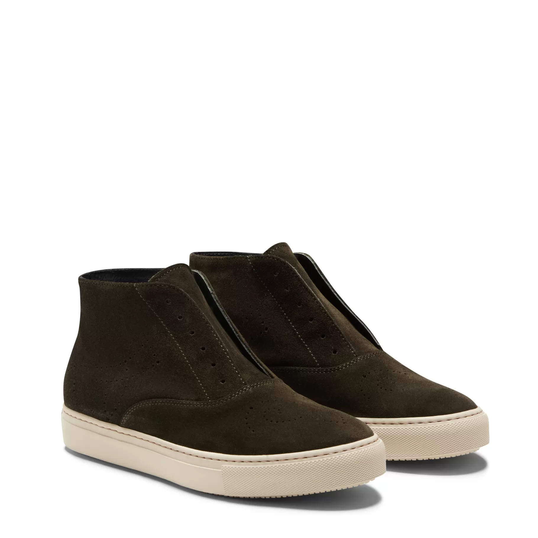 Hot Fratelli Rossetti Desert boot Hobo Sport in suede colore verde - Foresta