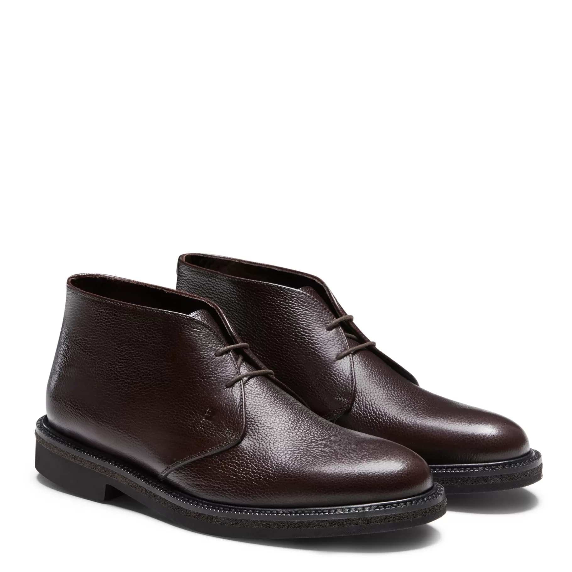 Fashion Fratelli Rossetti Desert boot in pelle colore - Ebano