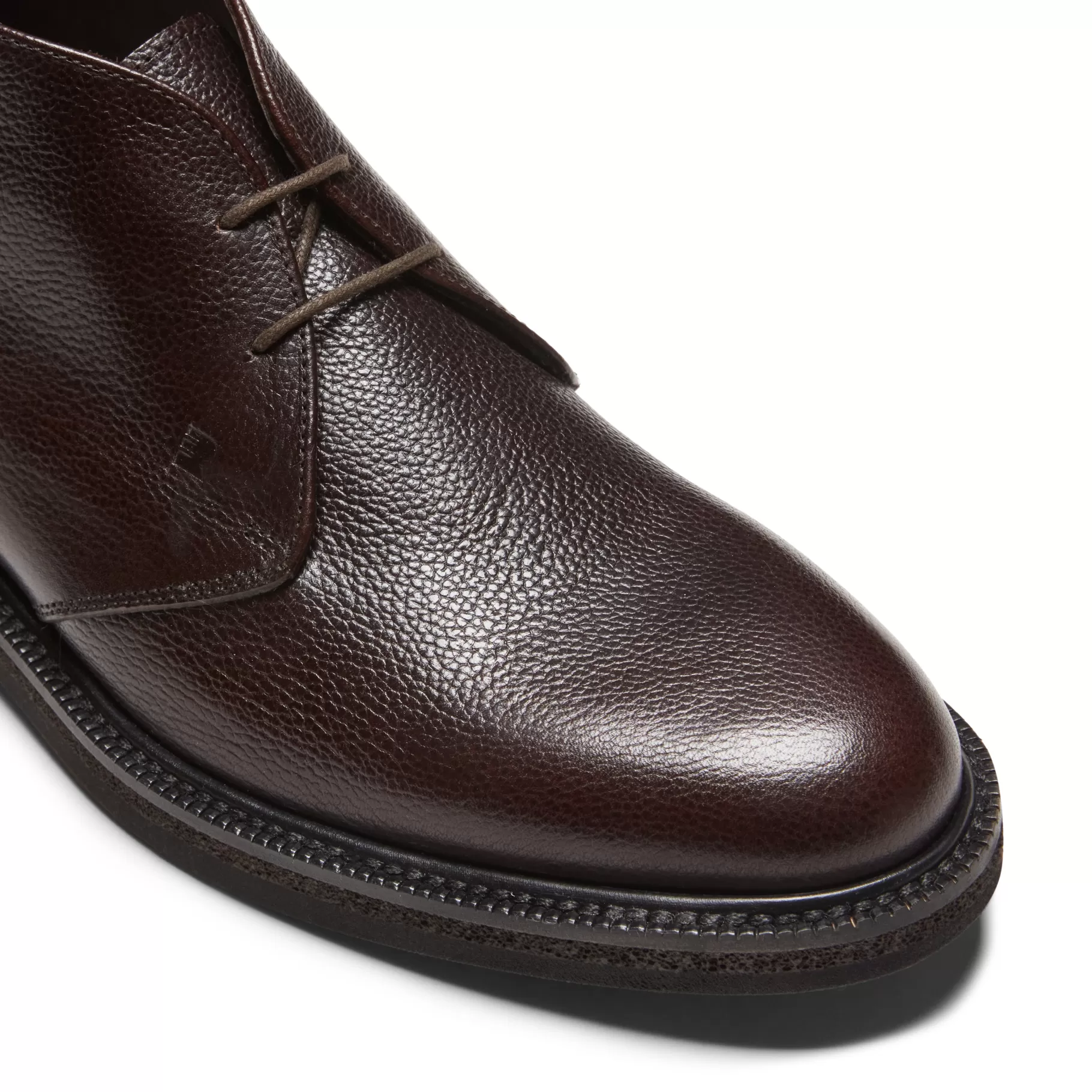 Fashion Fratelli Rossetti Desert boot in pelle colore - Ebano
