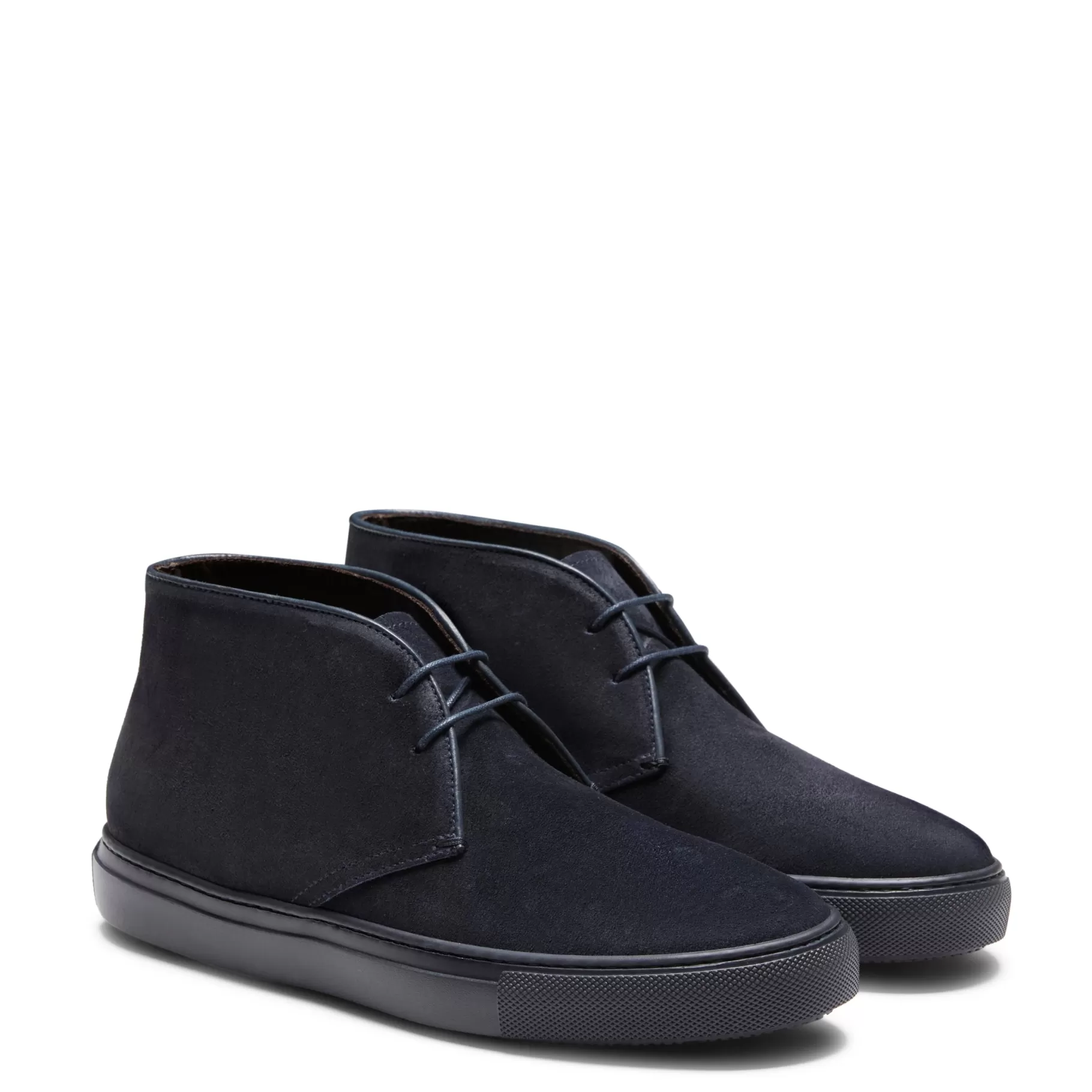 Fashion Fratelli Rossetti Desert boot in suede colore blu - Marine