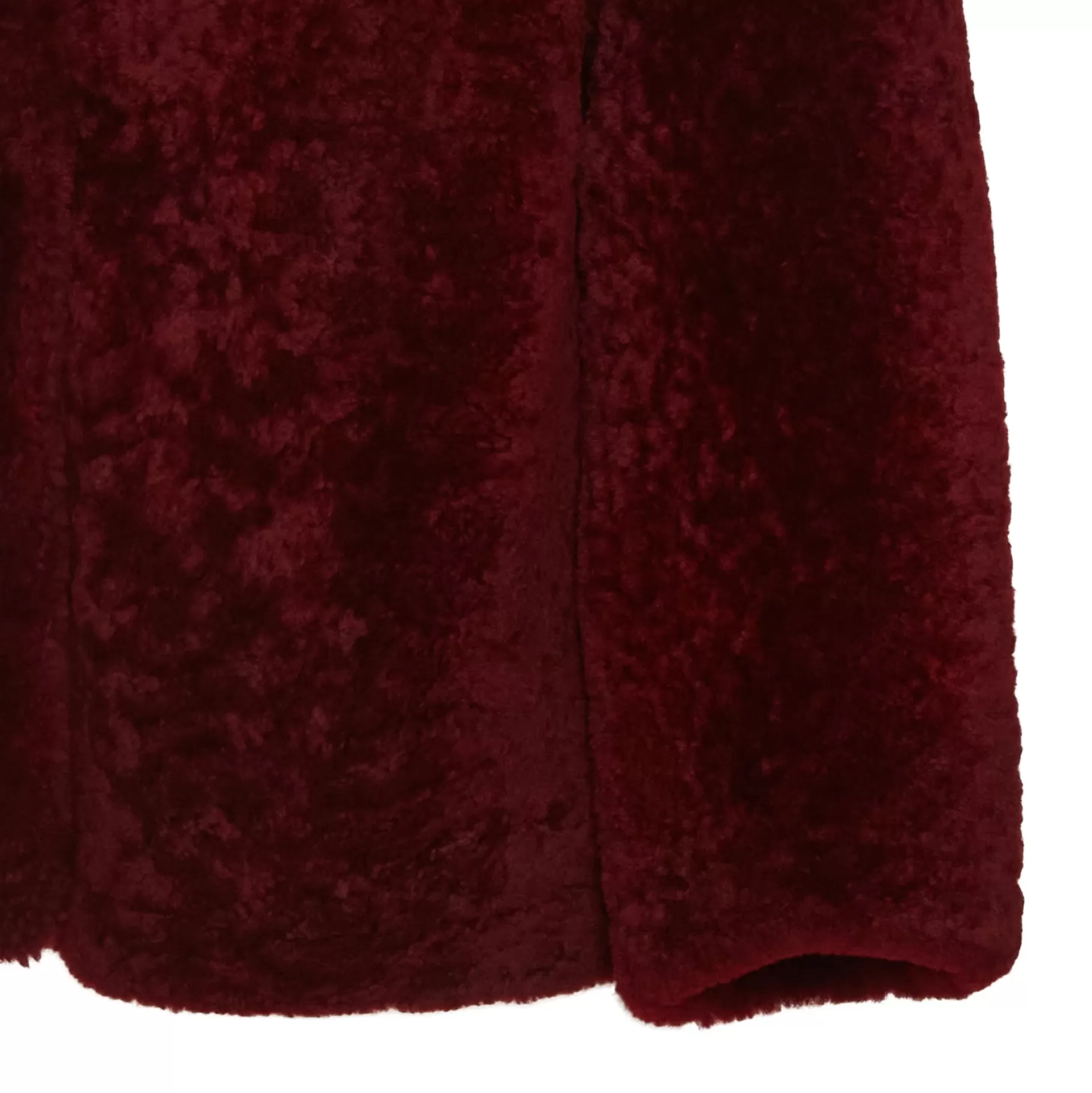 Clearance Fratelli Rossetti Giacca da donna in shearling colore avorio- Rubino