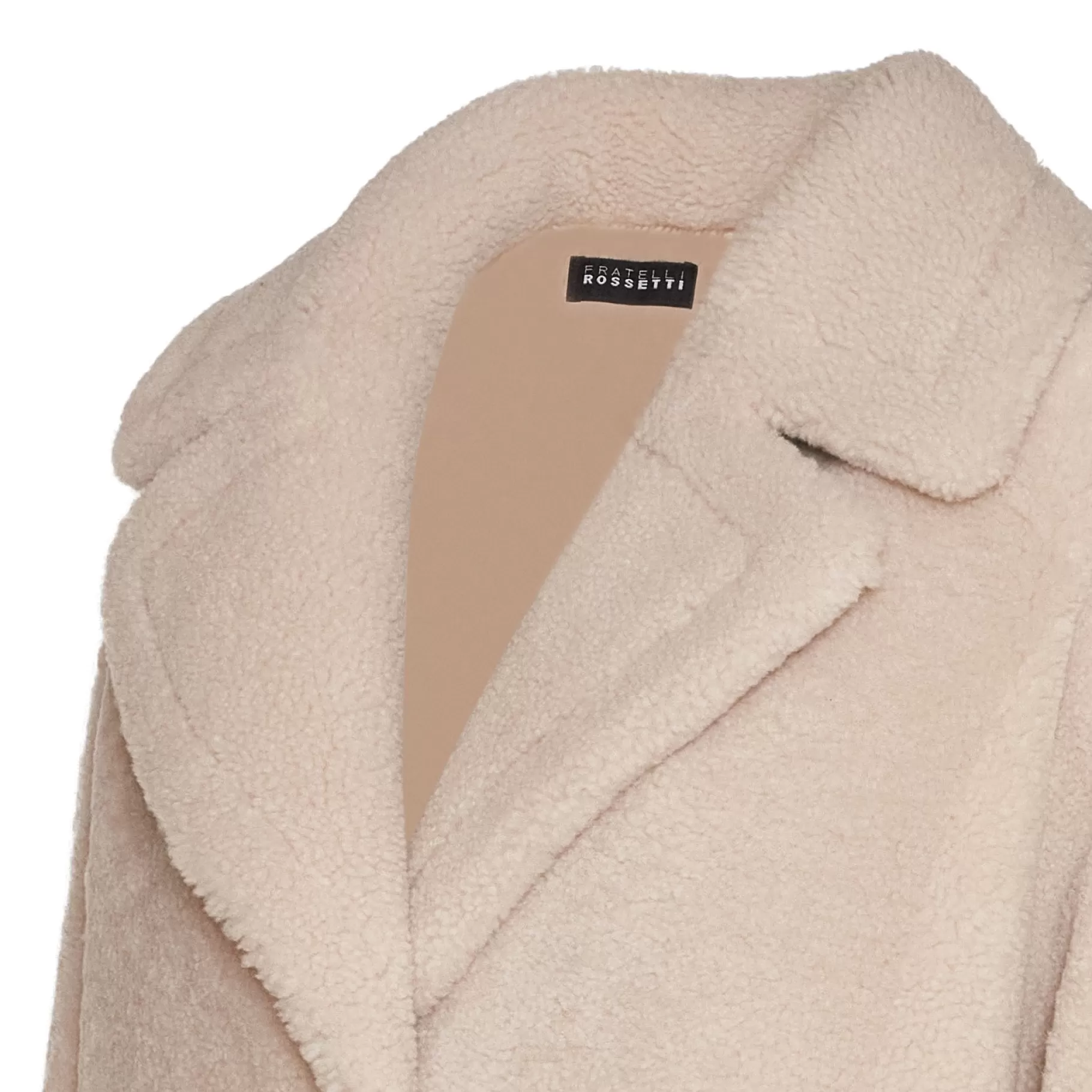 Best Sale Fratelli Rossetti Giacca da donna in shearling colore rosso- Avorio