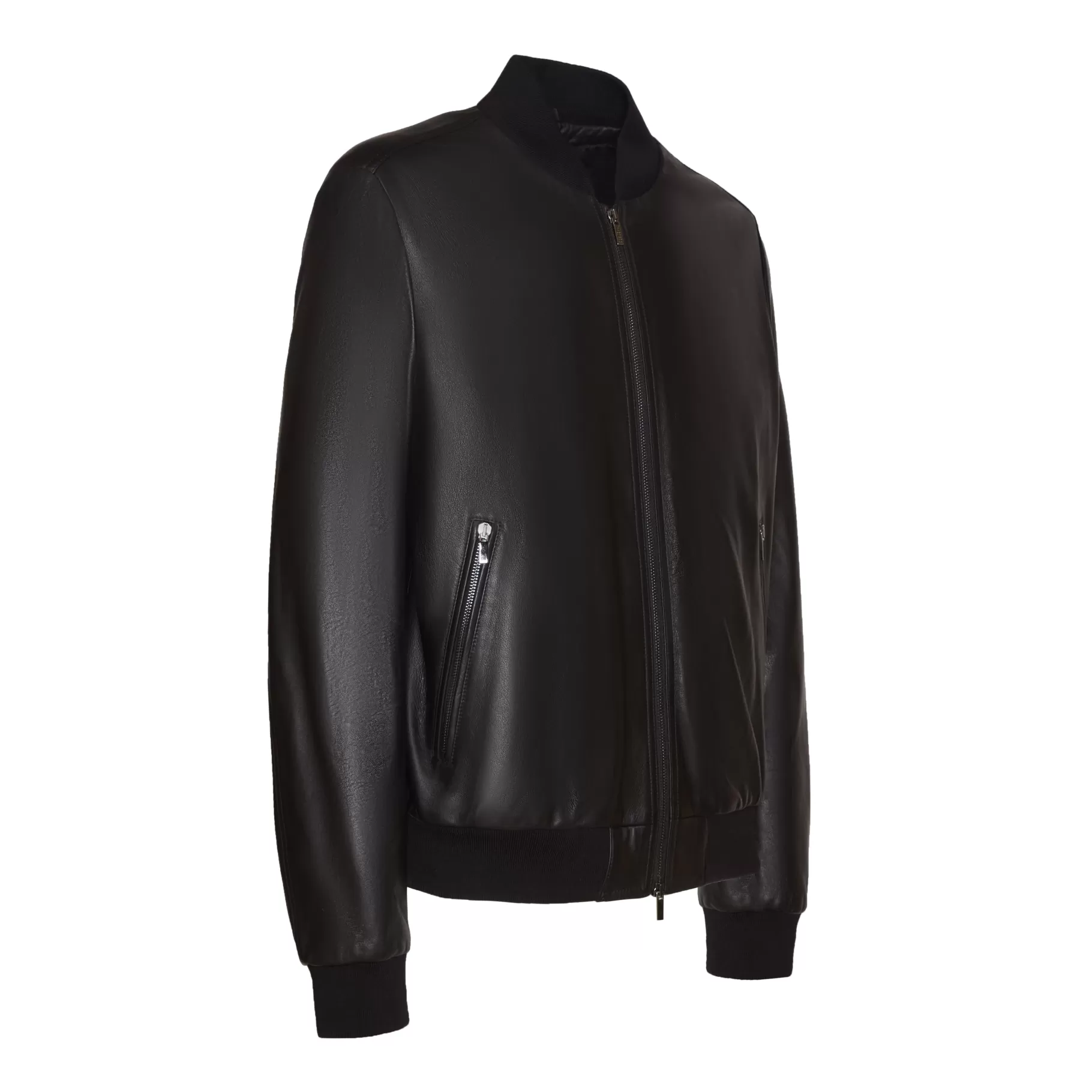 Sale Fratelli Rossetti Giubbino da uomo in nappa colore - Nero