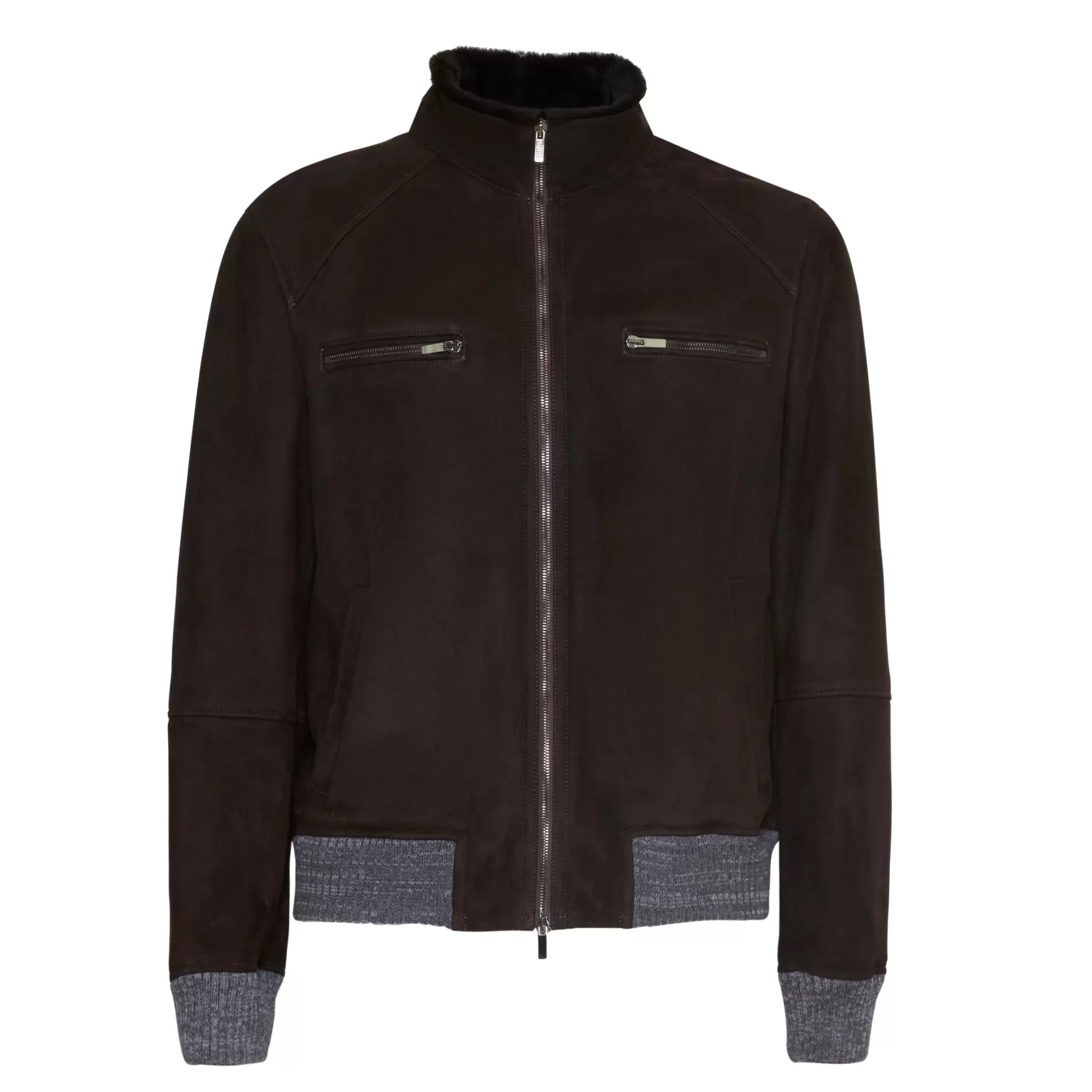 Discount Fratelli Rossetti Giubbino da uomo in shearling colore - Marrone