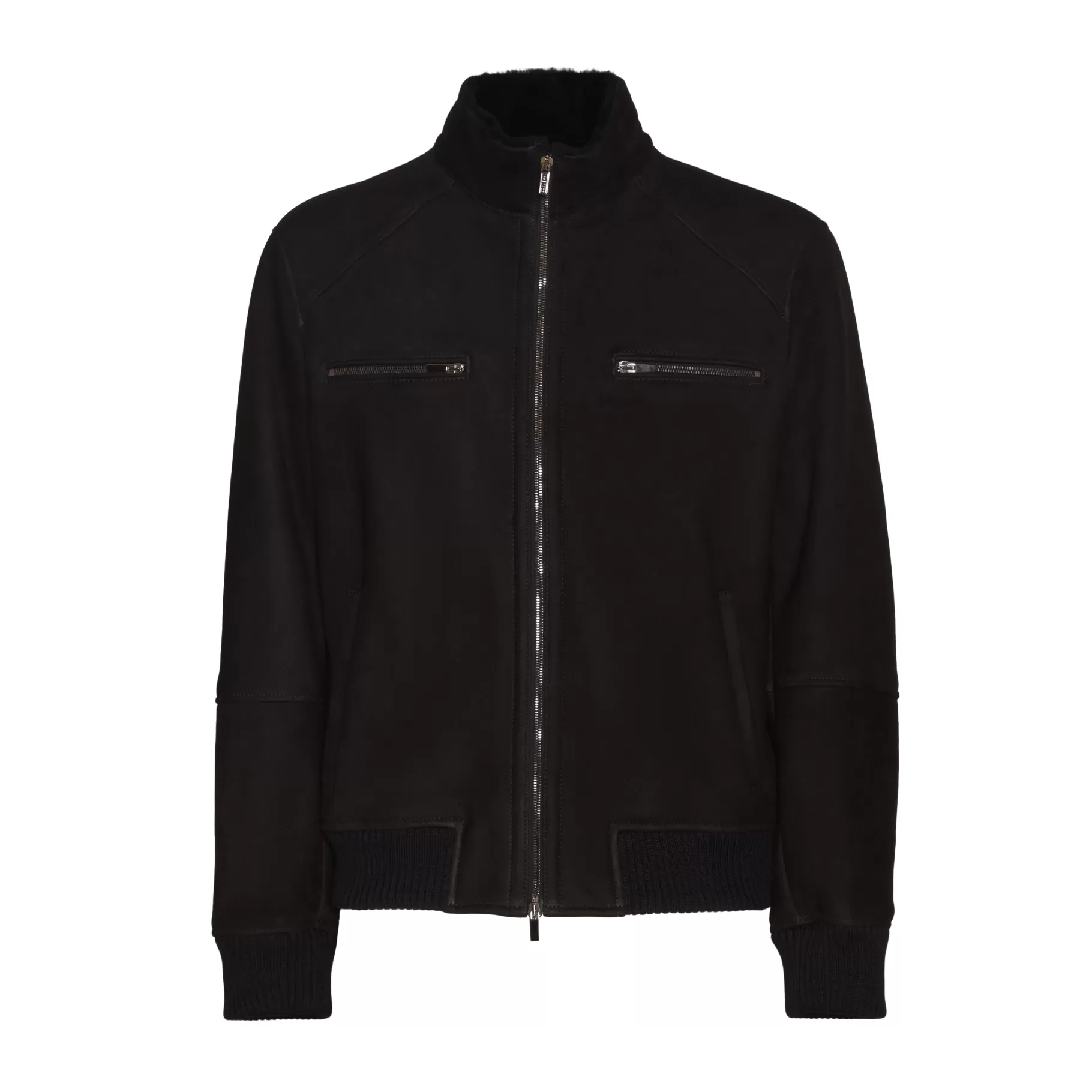 Clearance Fratelli Rossetti Giubbino da uomo in shearling colore - Nero