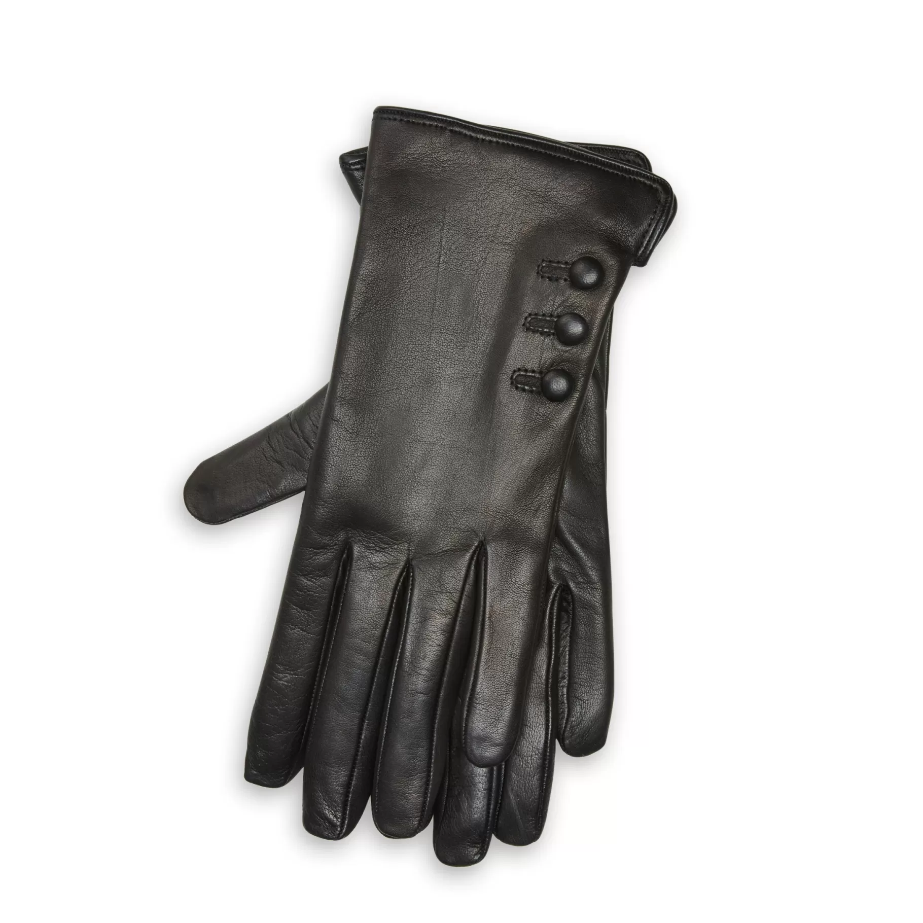 Shop Fratelli Rossetti Guanto donna in pelle colore - Nero