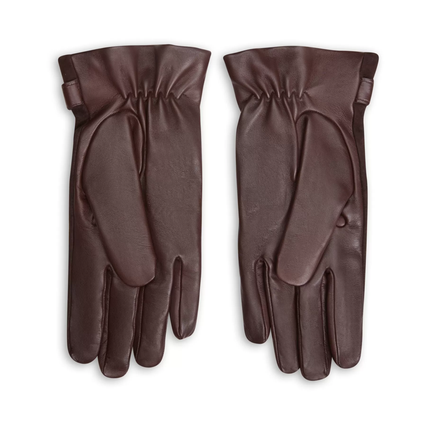 Hot Fratelli Rossetti Guanto uomo in pelle e suede colore - Marrone
